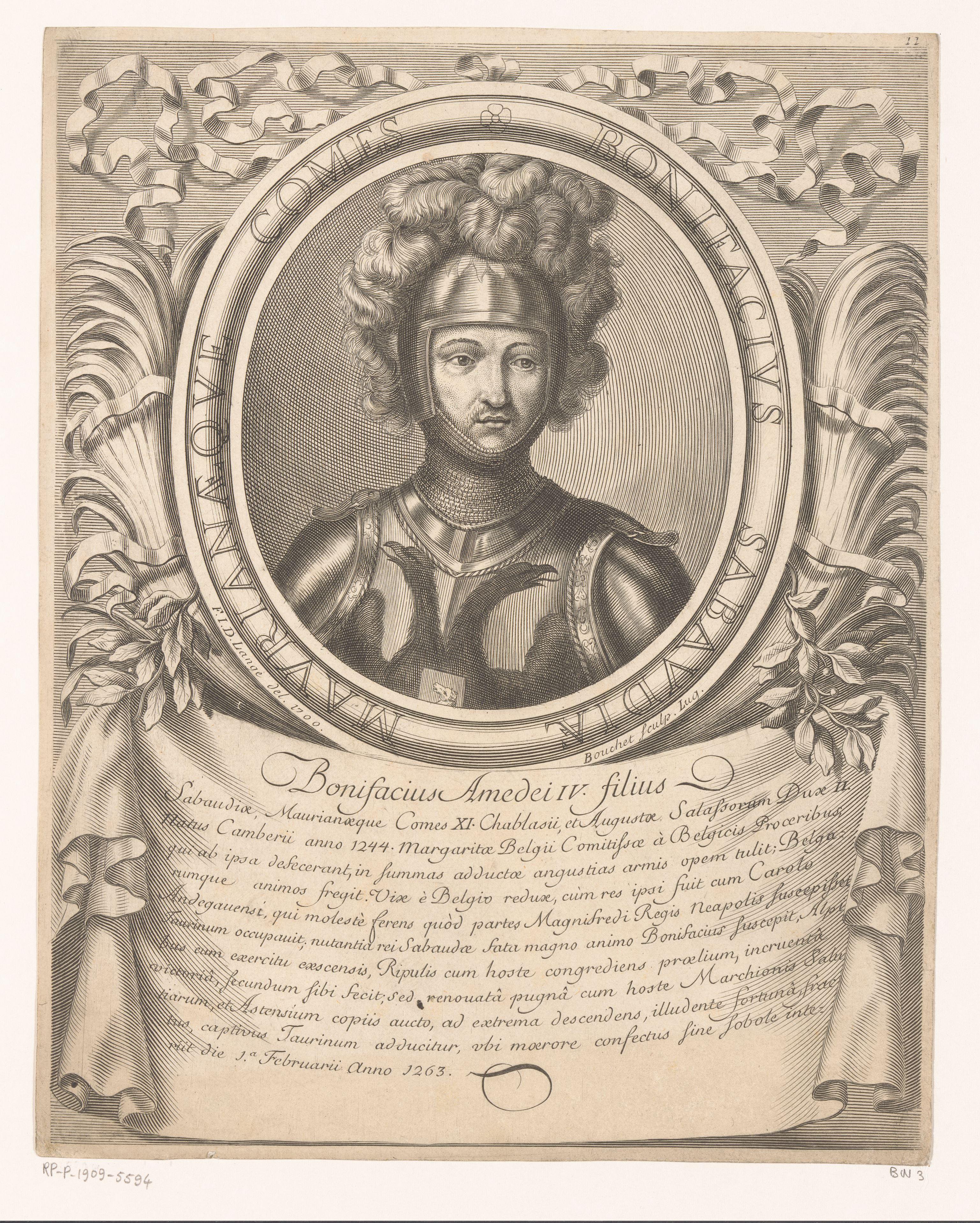 Portret van Bonifatius van Savoye