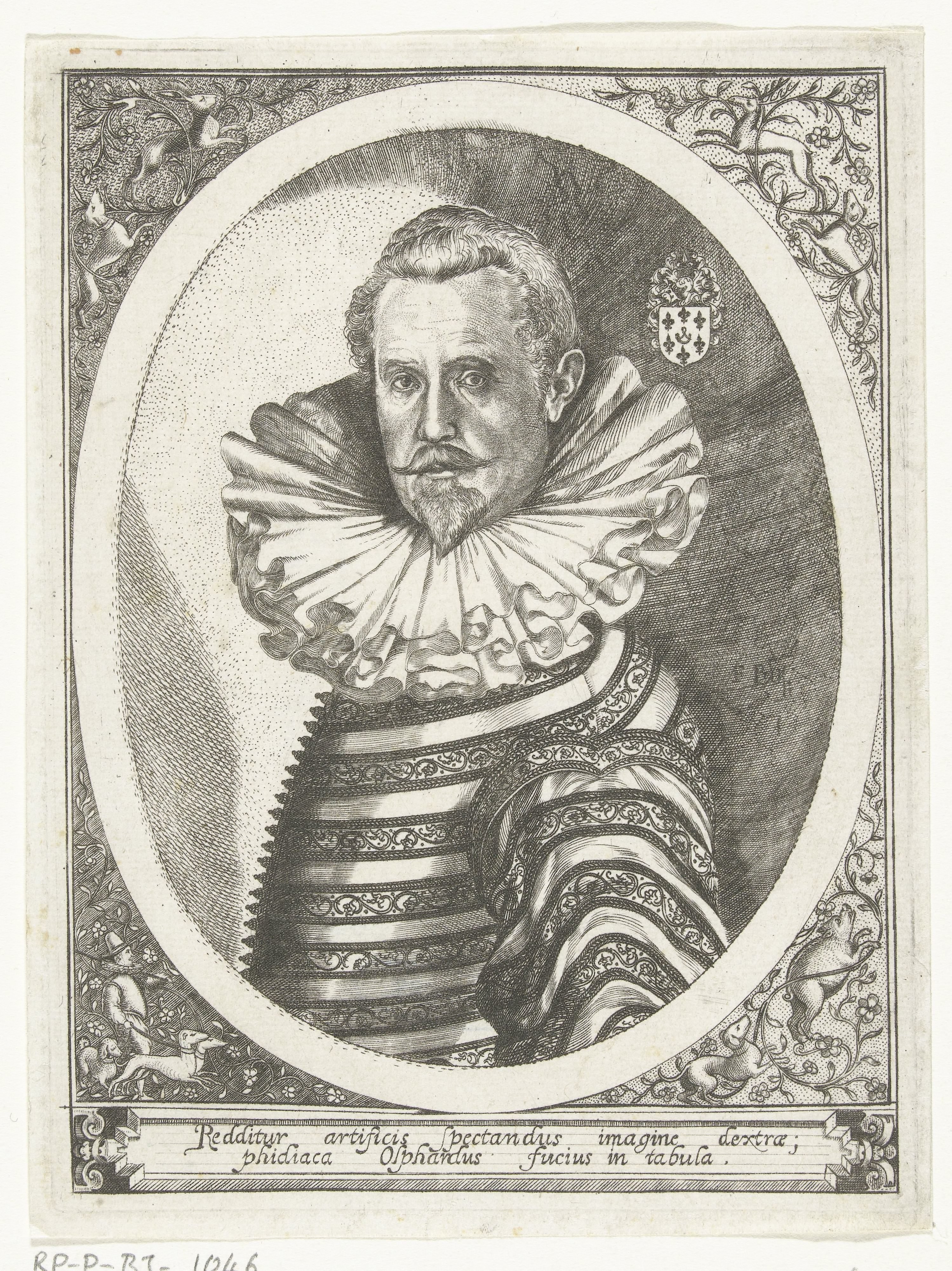 Portret van Olpherdus Fuyck (Olfert Fuchs?)