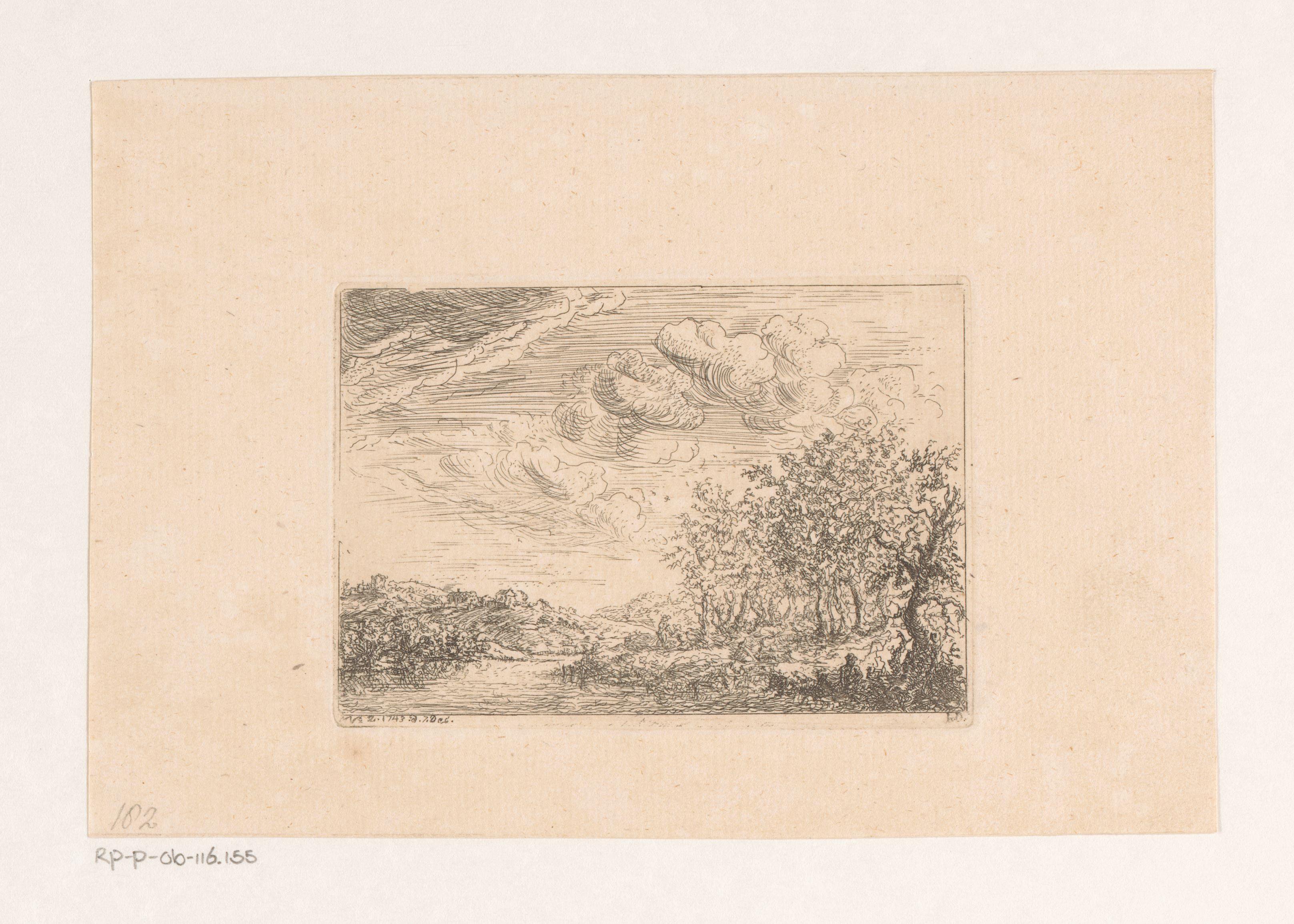 Landschap met rivier