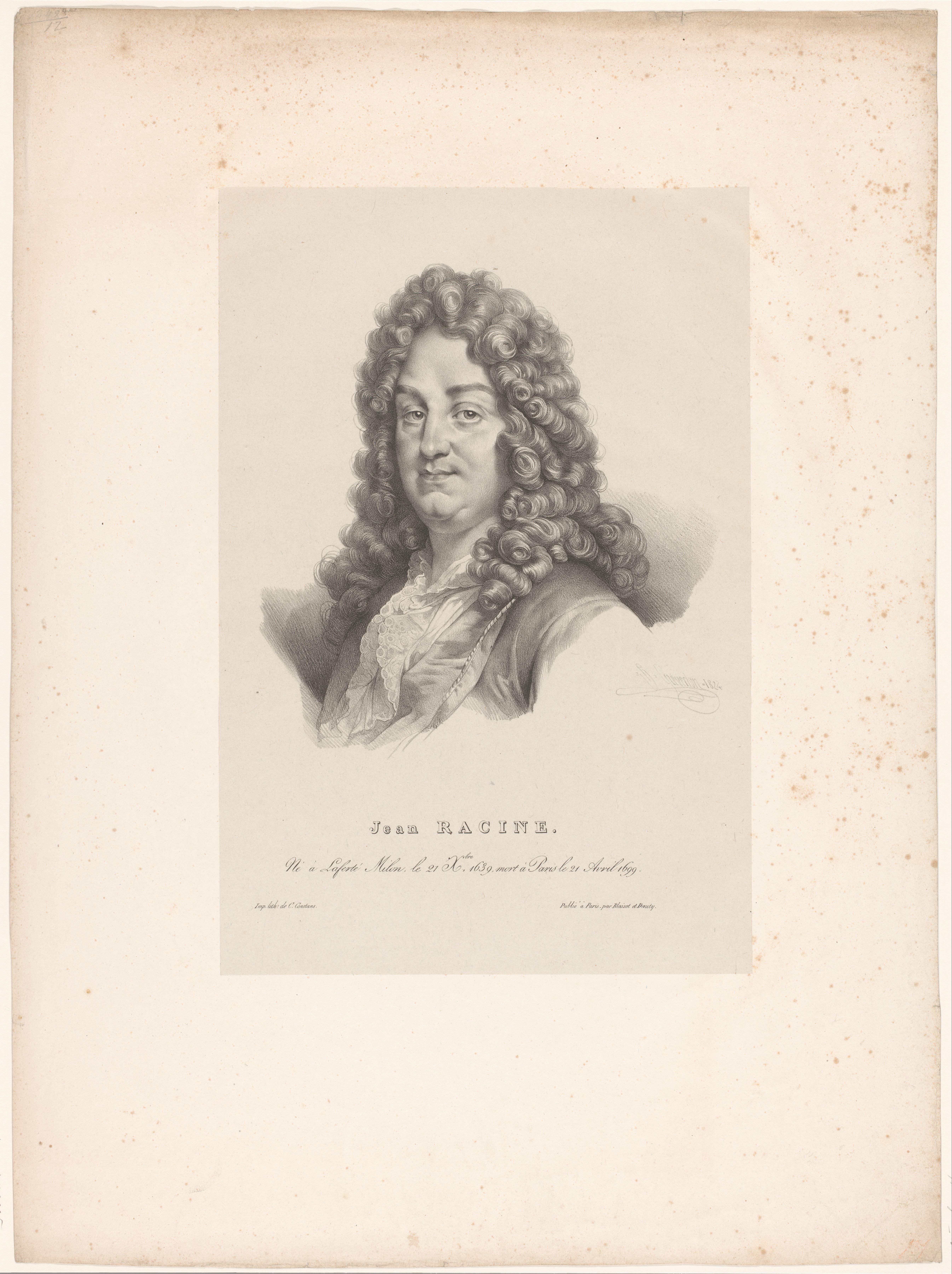 Portret van Jean Racine