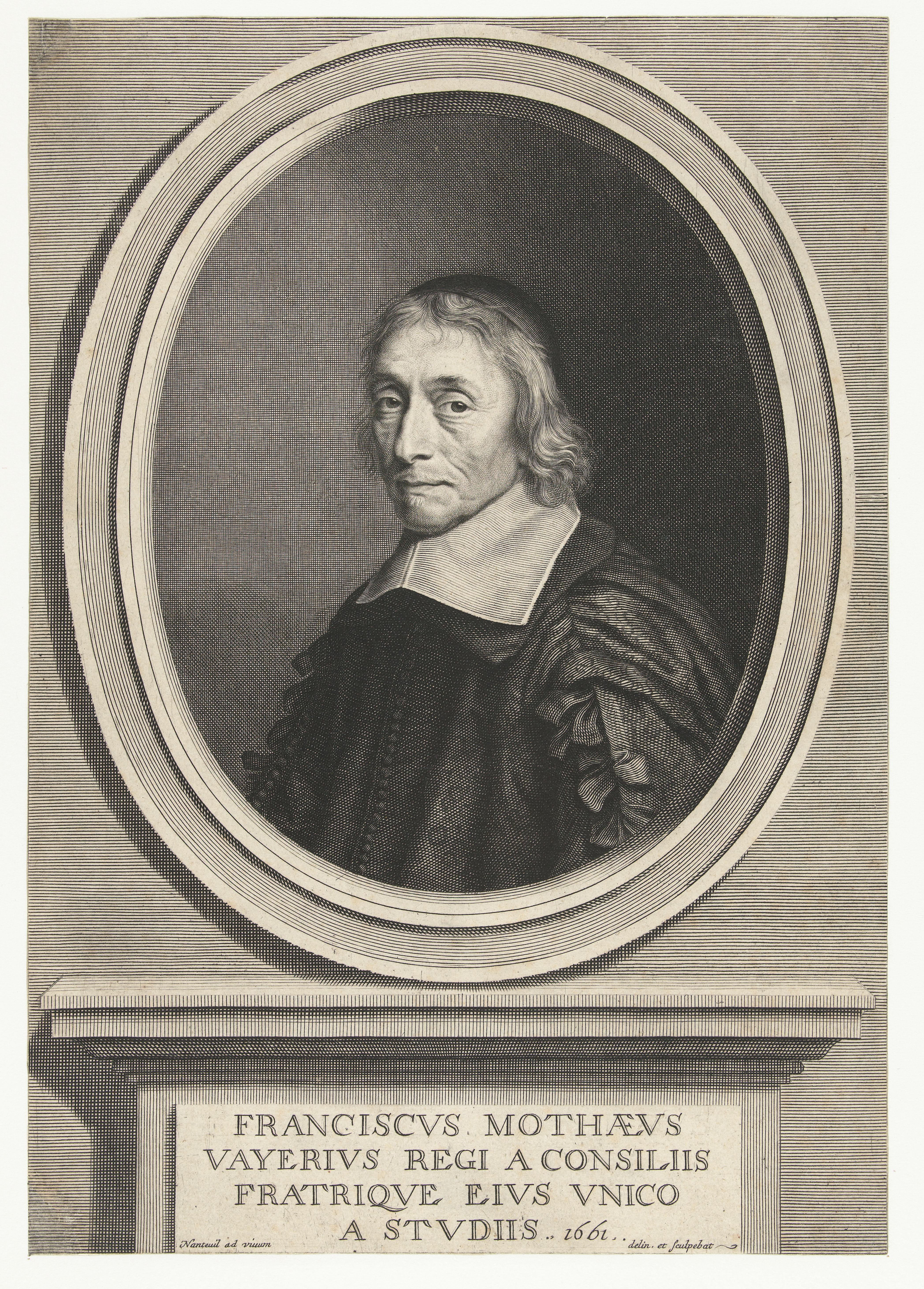 Portret van François de la Mothe le Vayer
