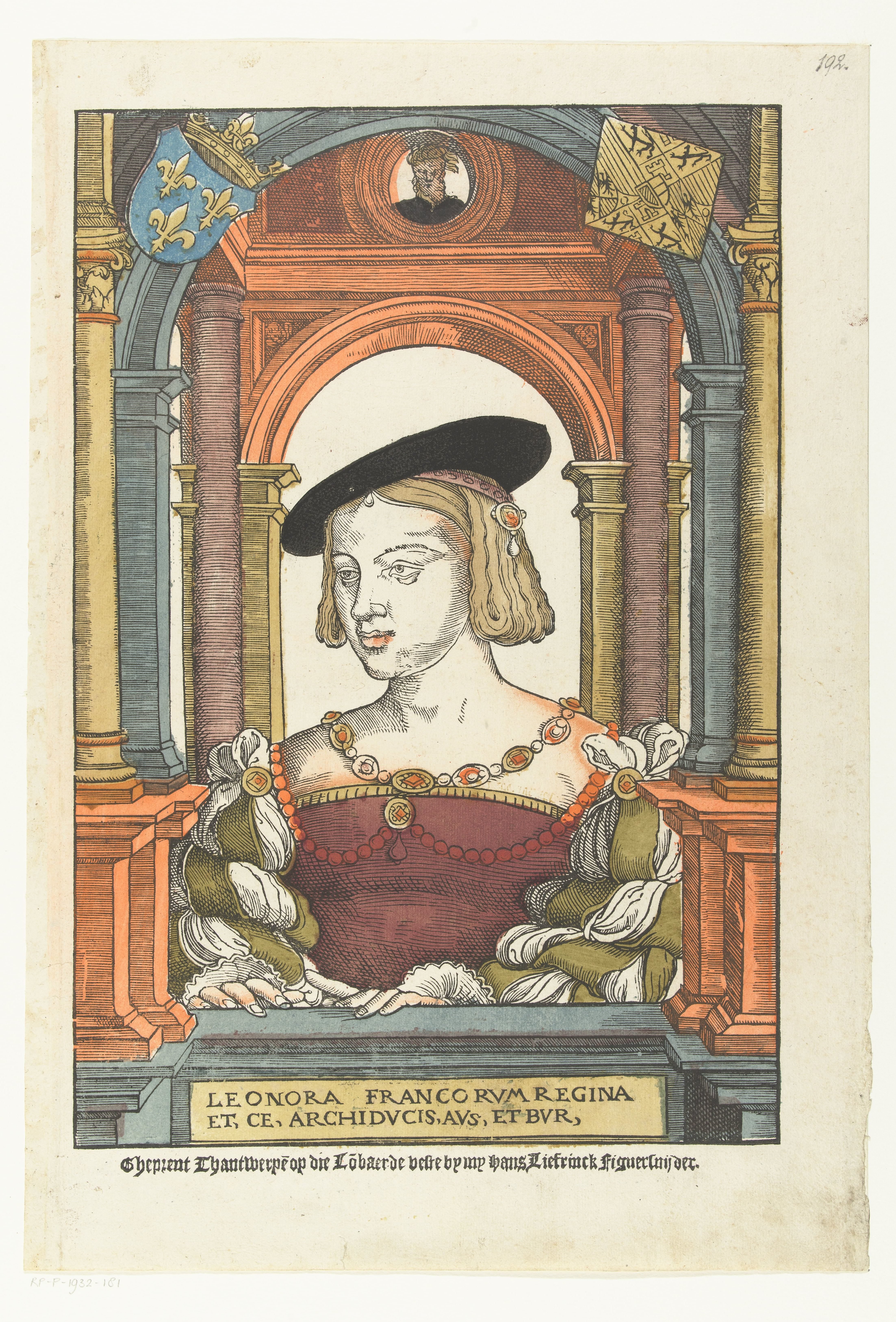 Portret van Eleonora van Frankrijk