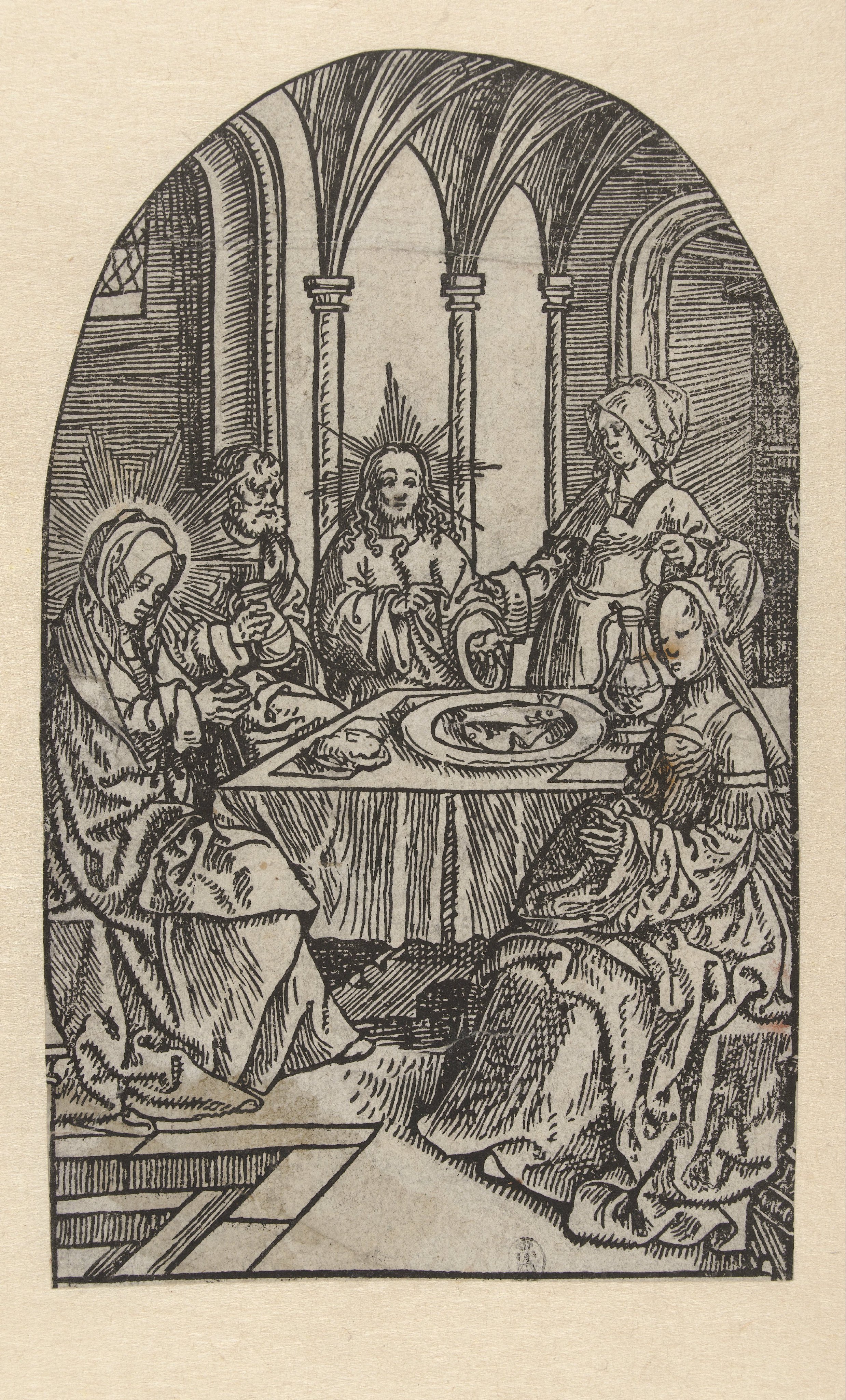 Christus bij Maria en Martha