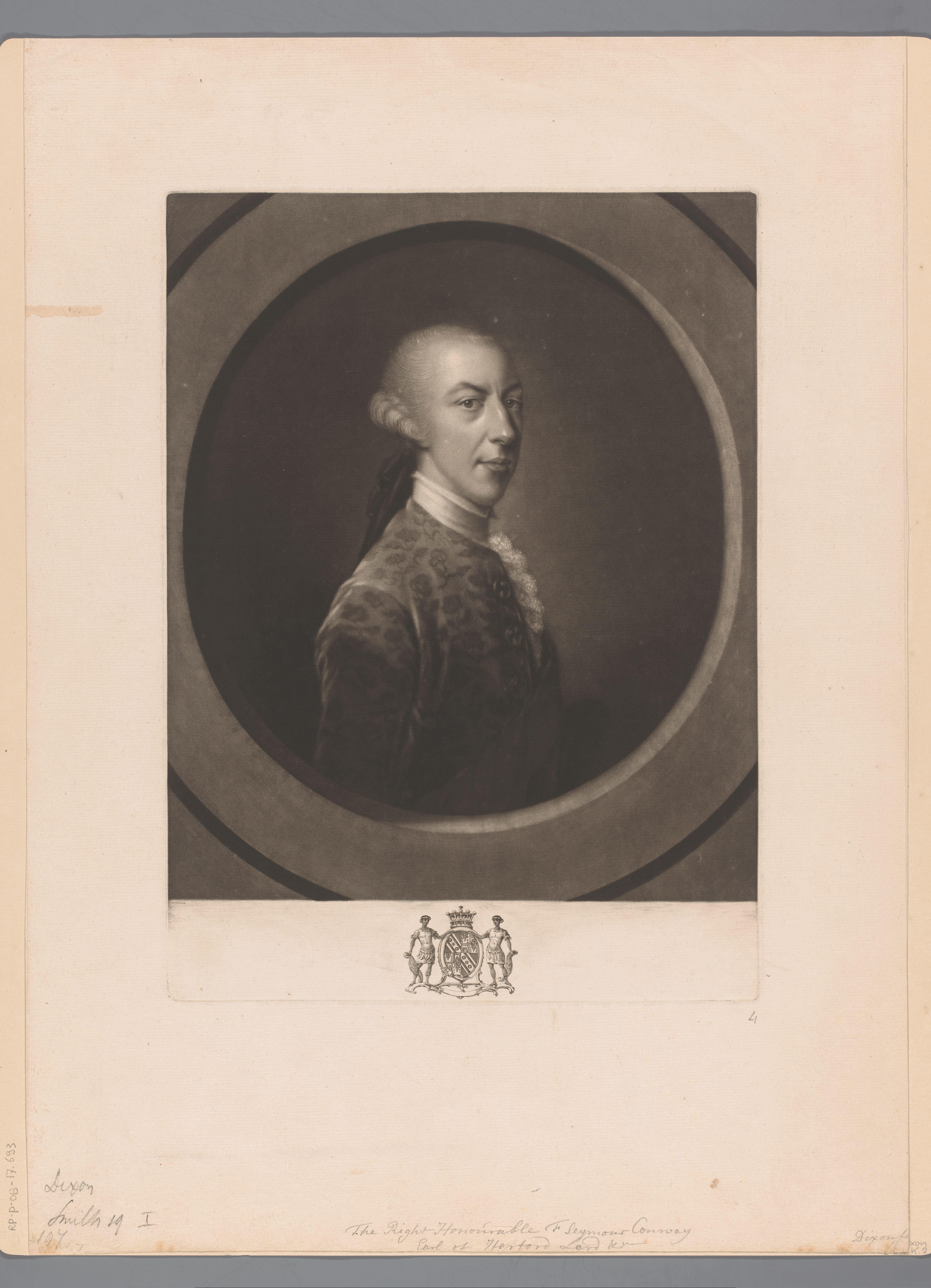 Portret van Francis Seymour-Conway