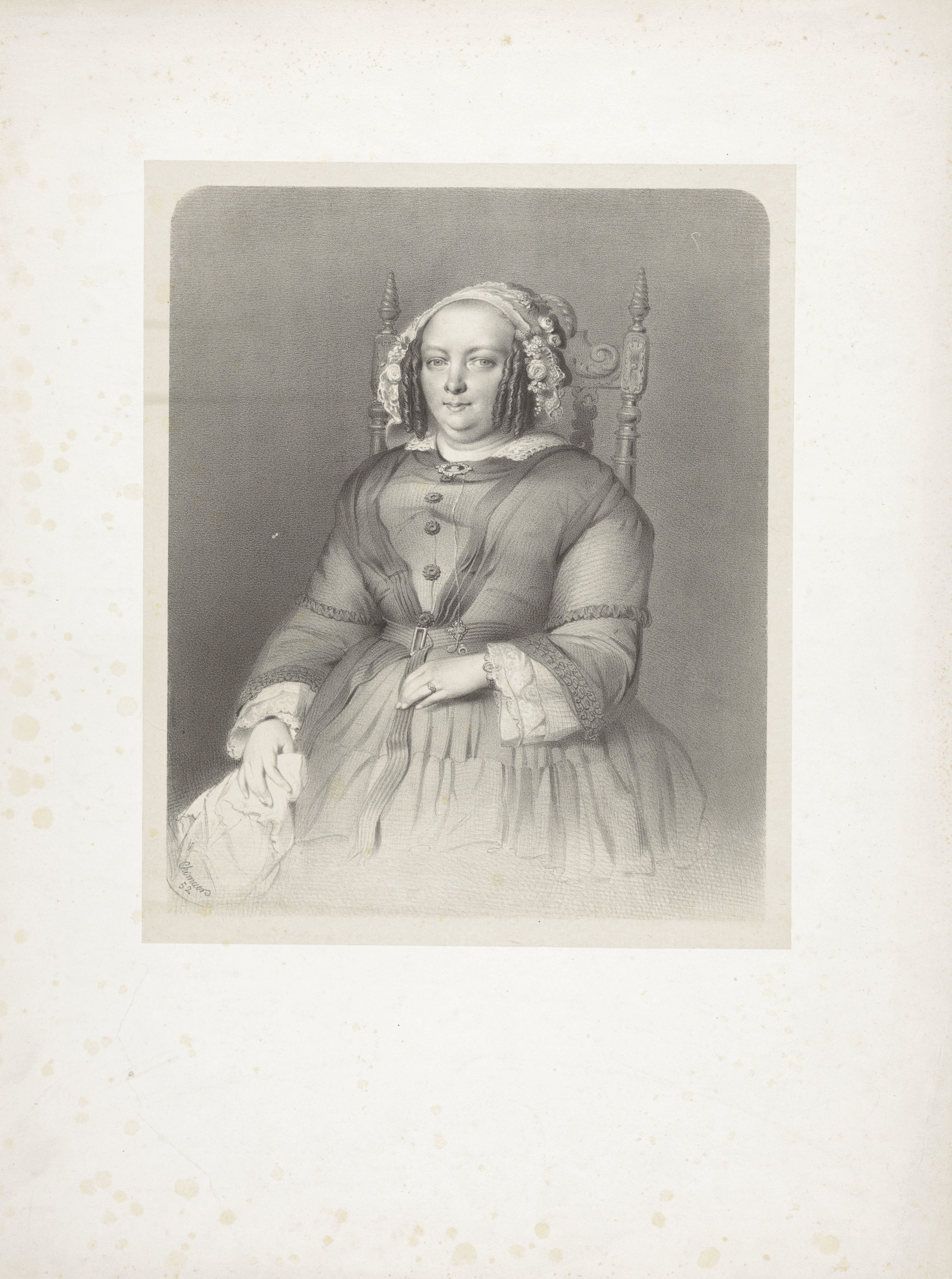 Portret van een onbekende vrouw