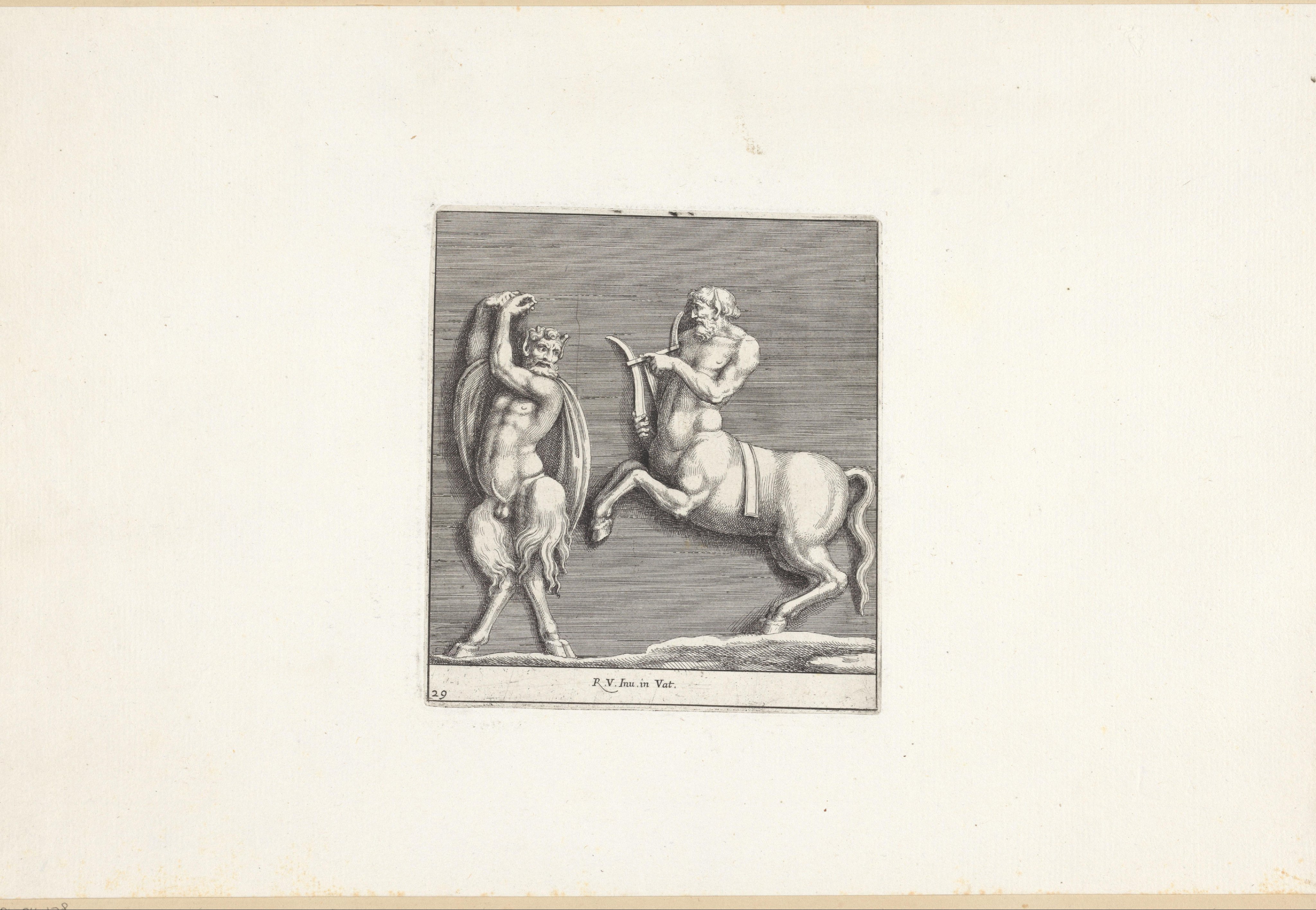 Sater en een centaur
