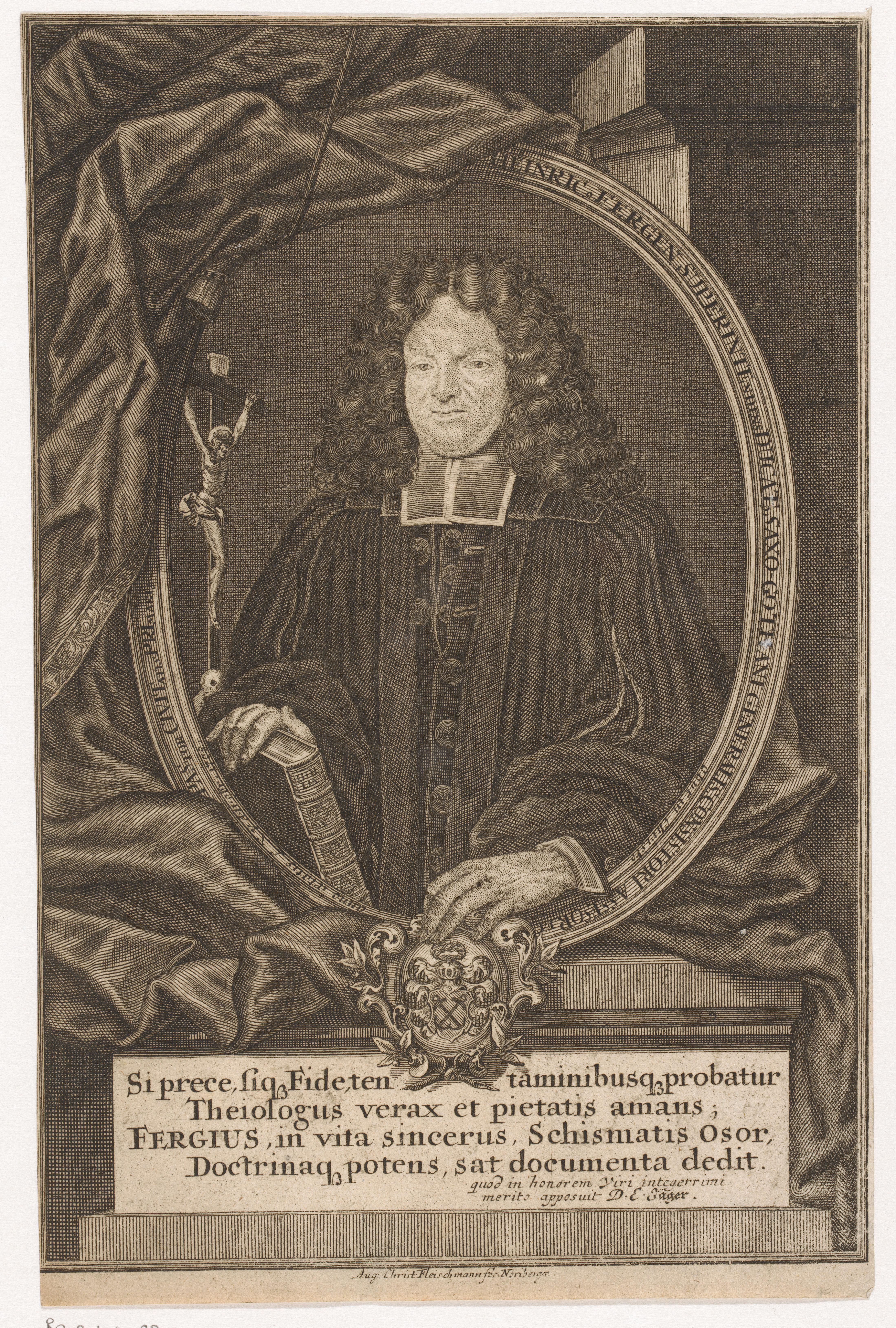Portret van Heinrich Fergen