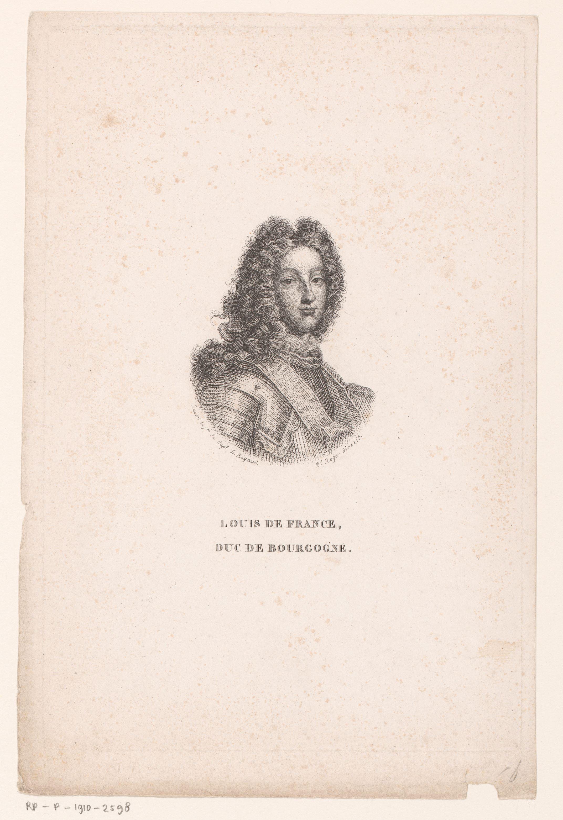 Portret van Lodewijk van Frankrijk, hertog van Bourgondië