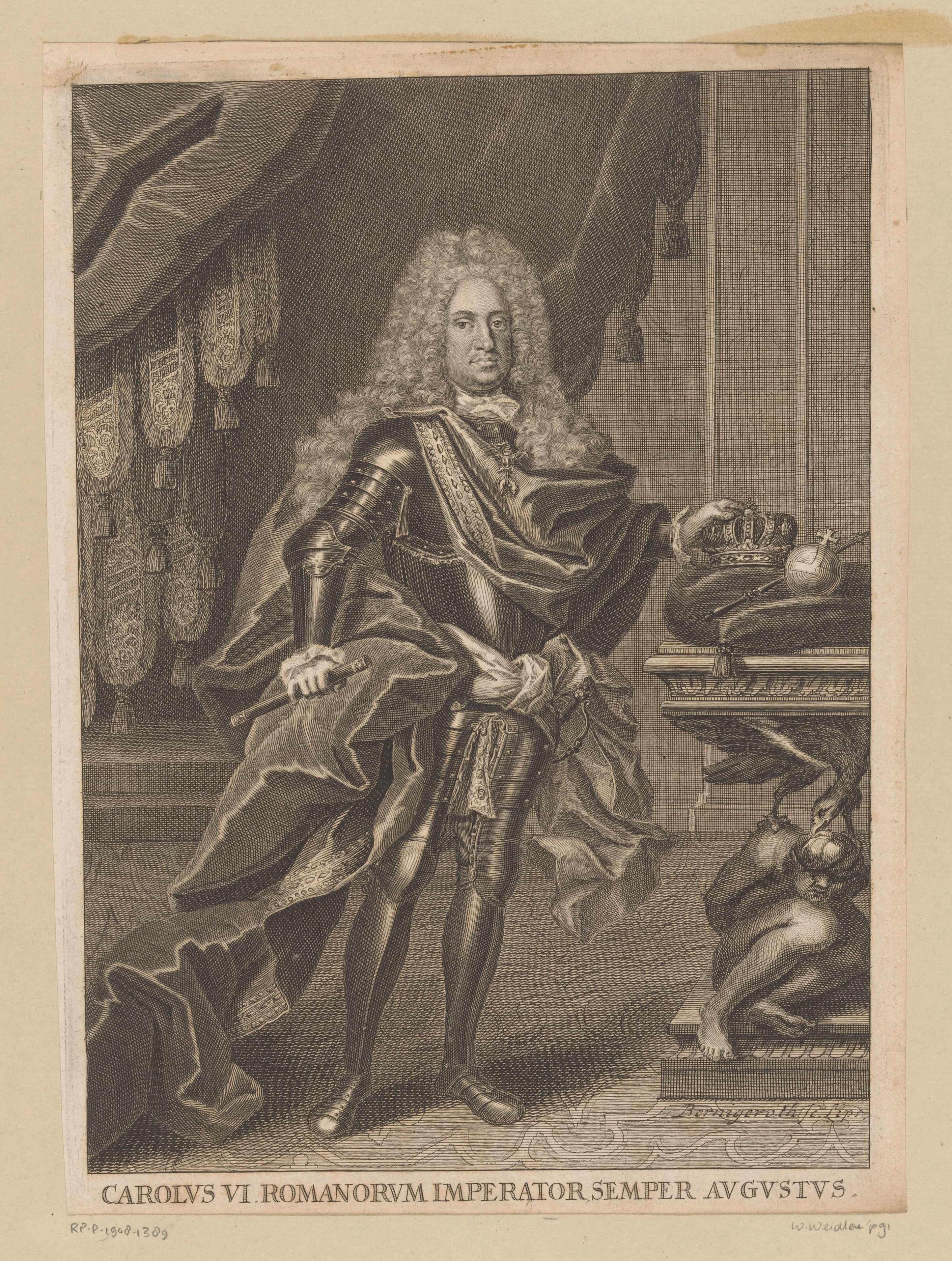 Portret van keizer Karel VI