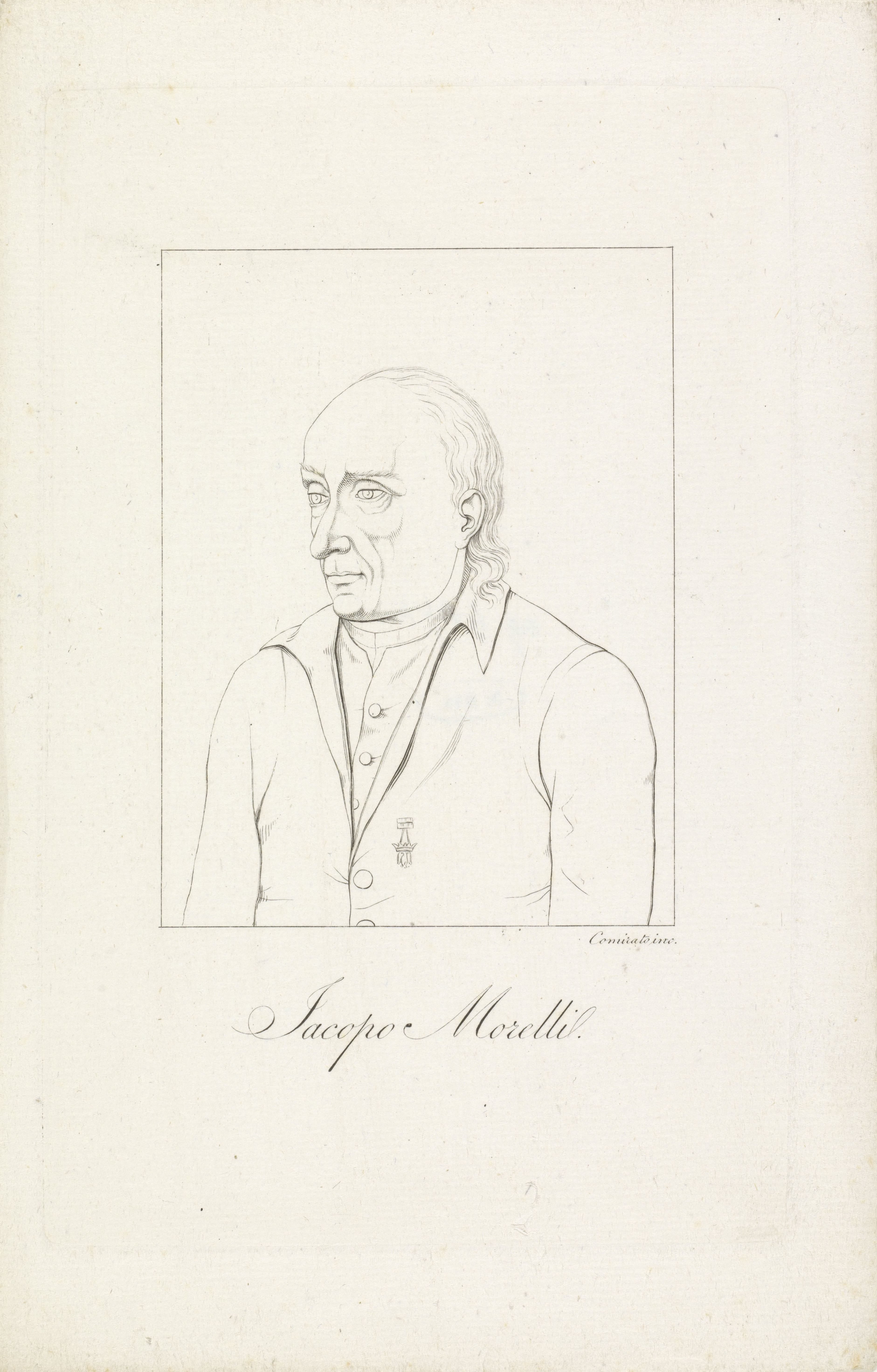 Portret van Jacopo Morelli