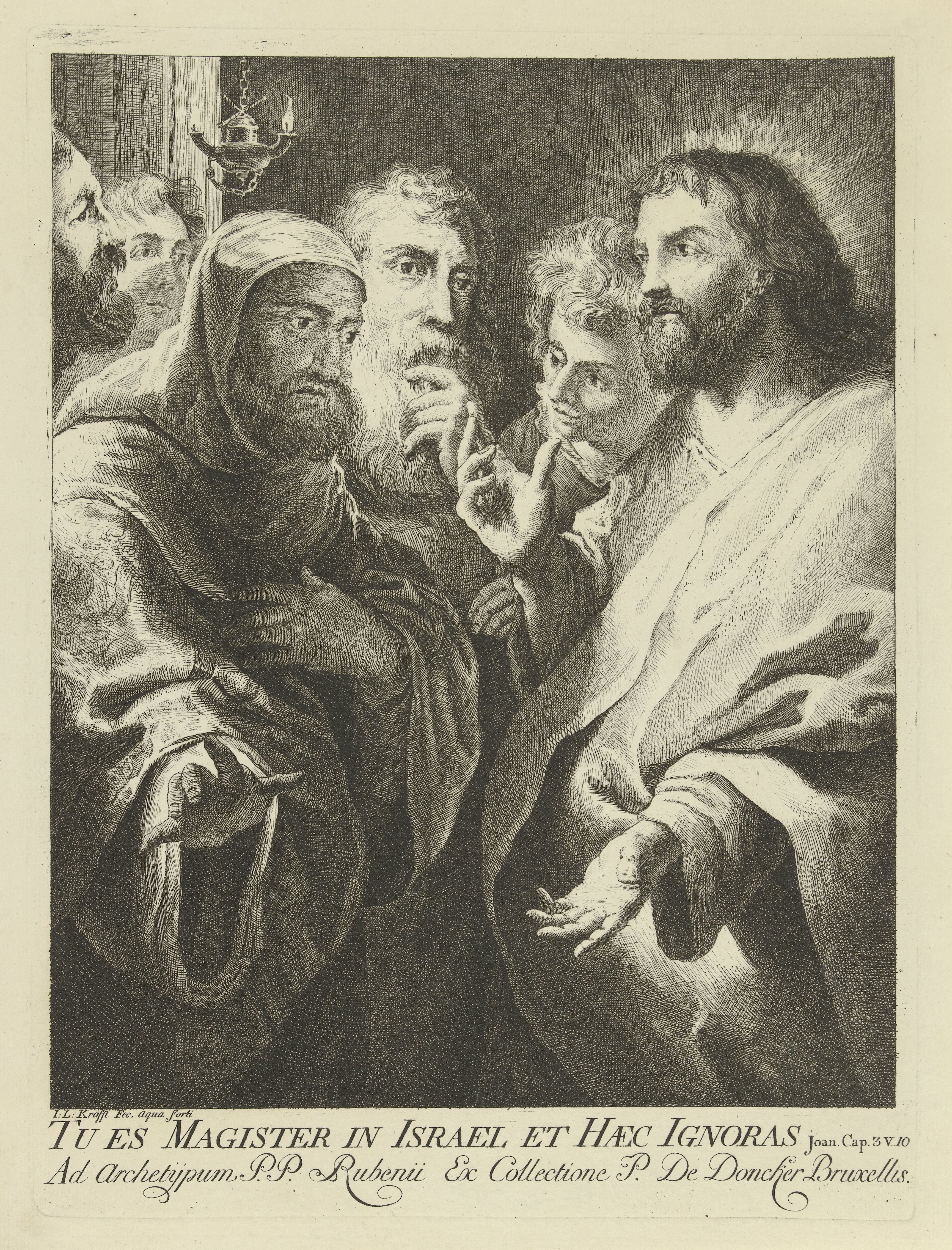 Christus en Nicodemus