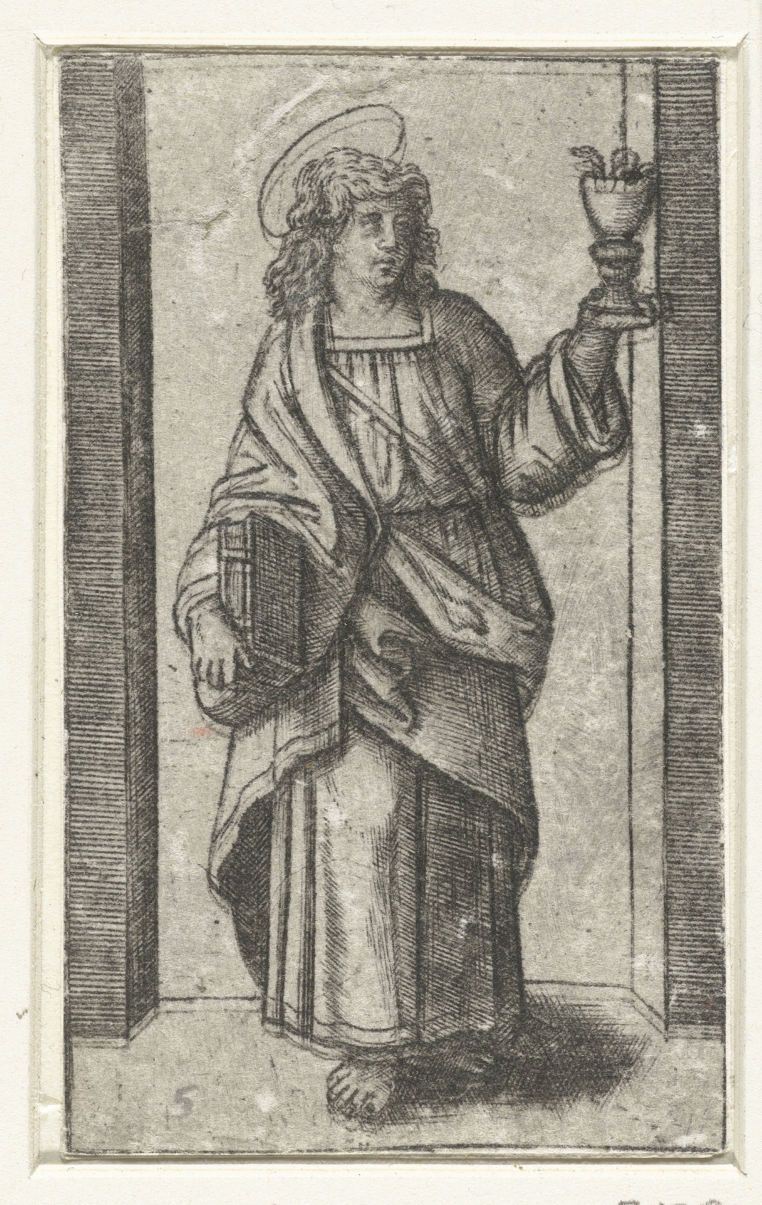Apostel Johannes de Evangelist met miskelk