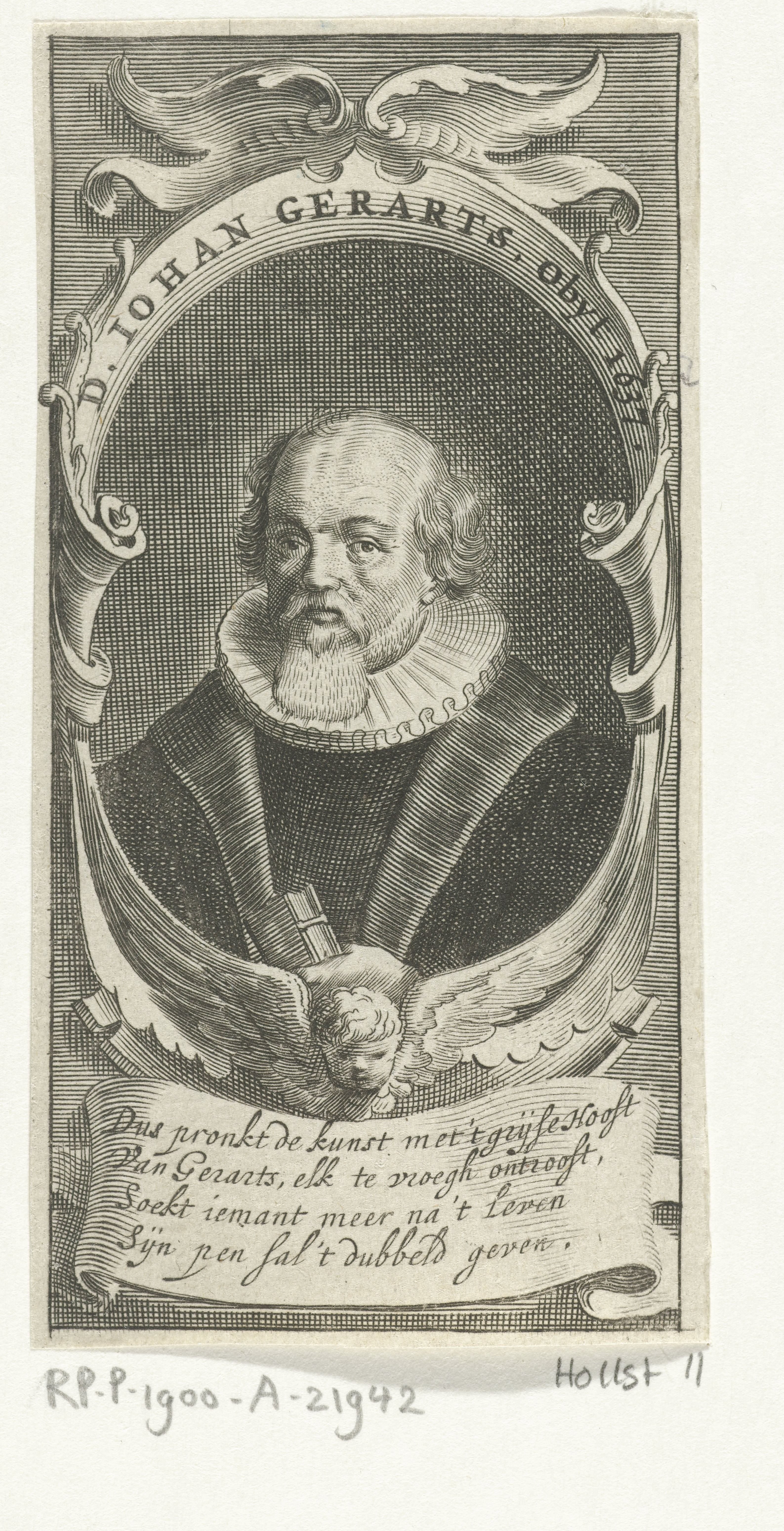 Portret van Johannes Gerarts