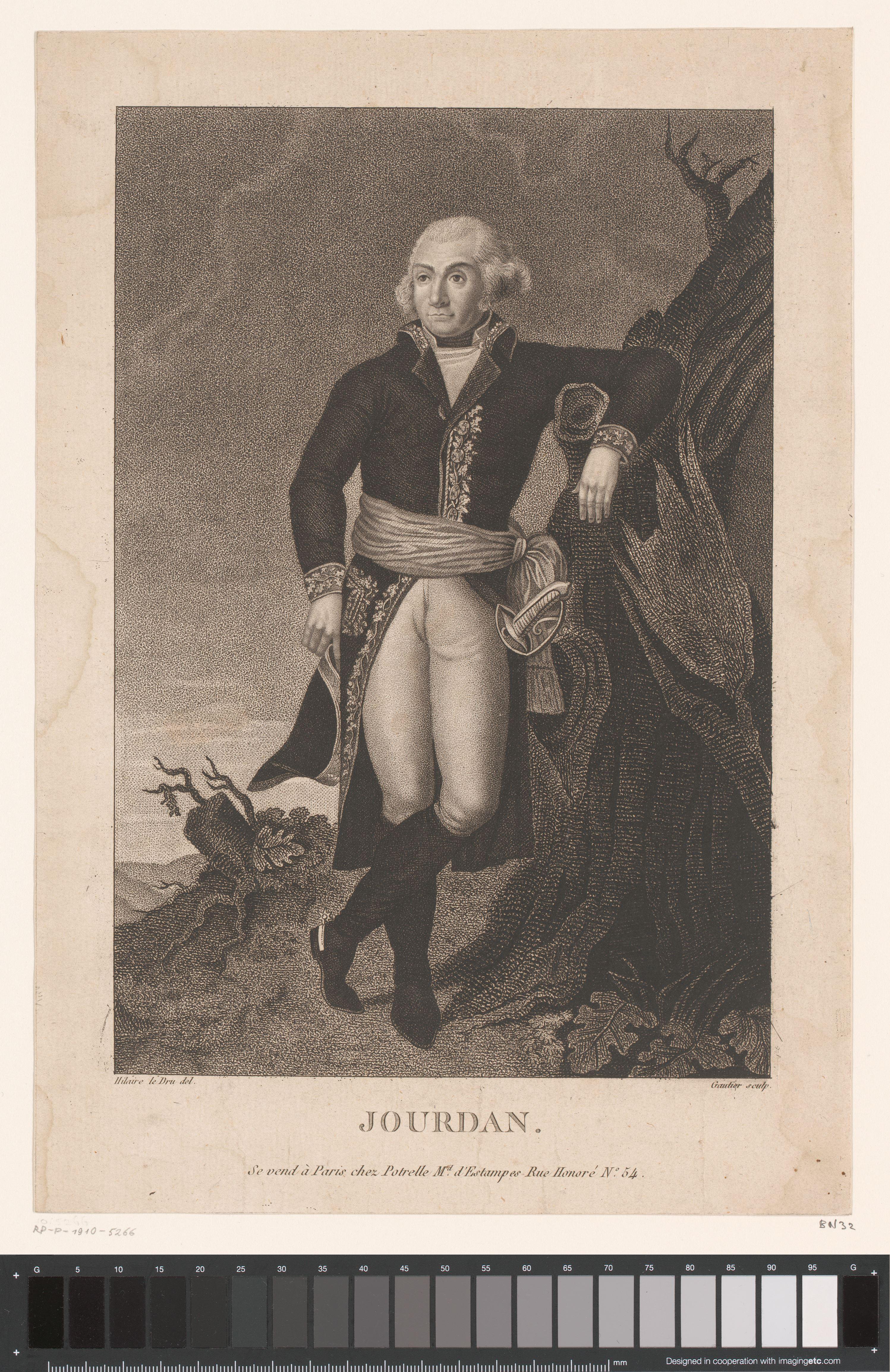 Portret van generaal Jourdan