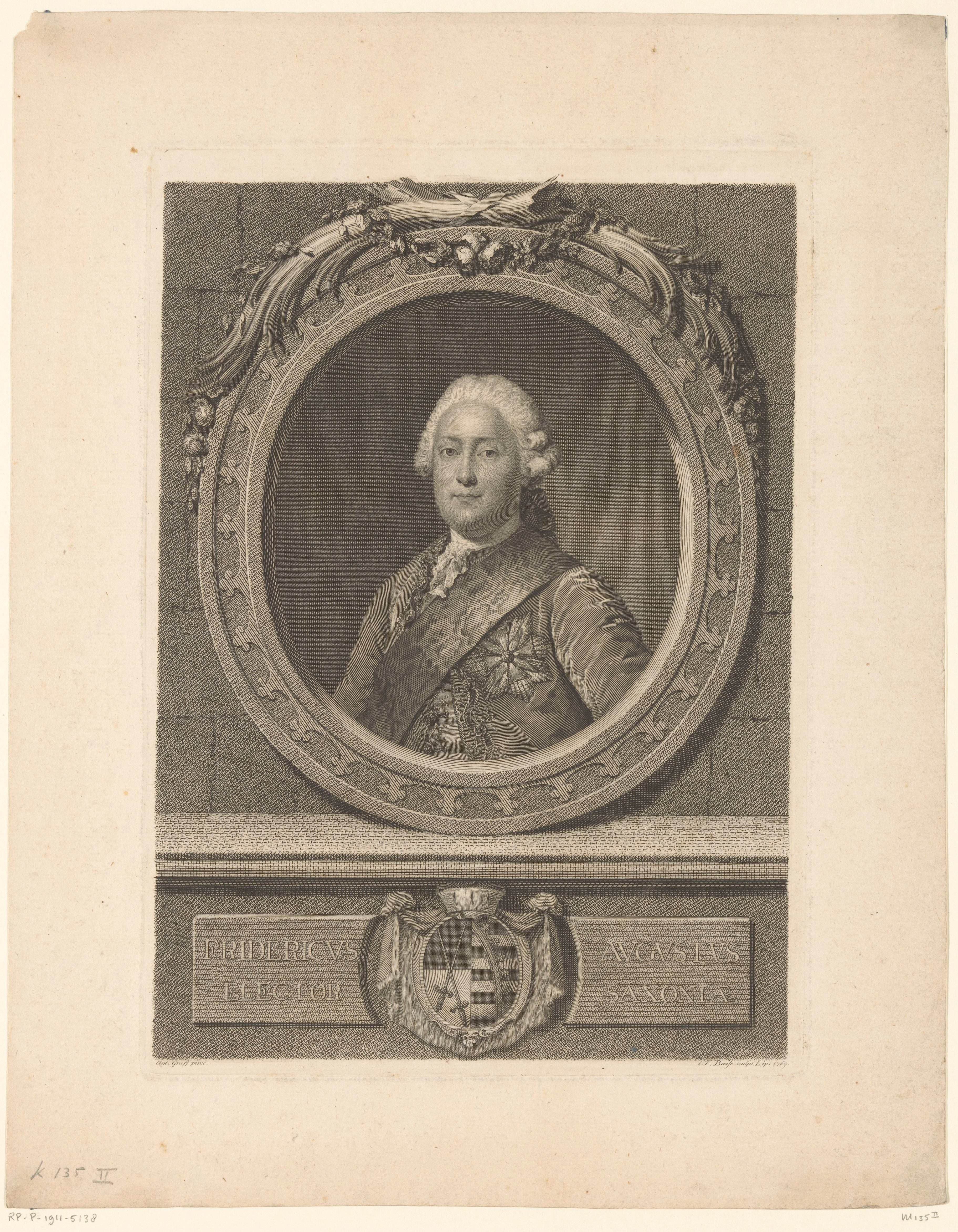 Portret van Friedrich August II van Saksen