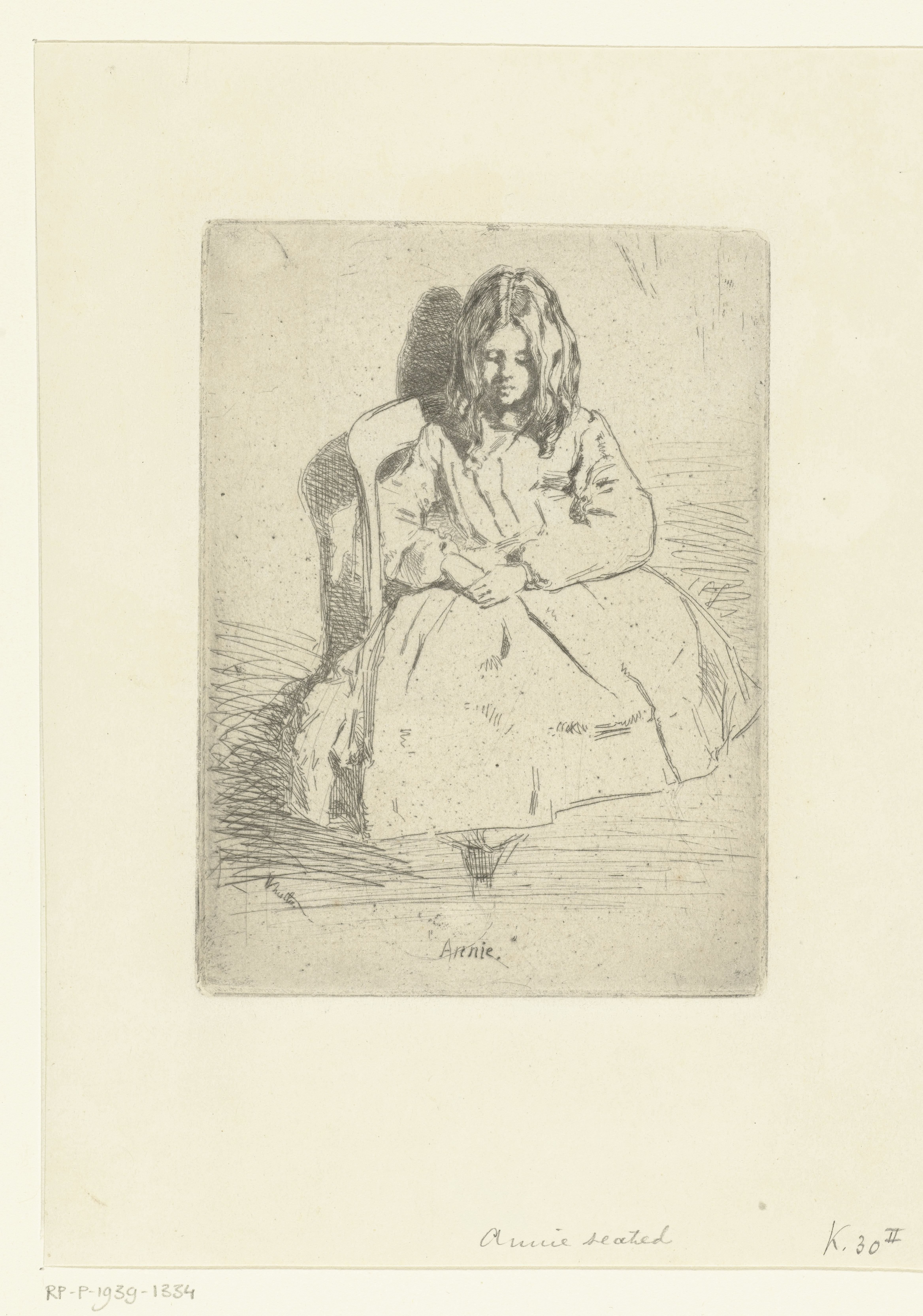 Portret van Annie Harriet Haden
