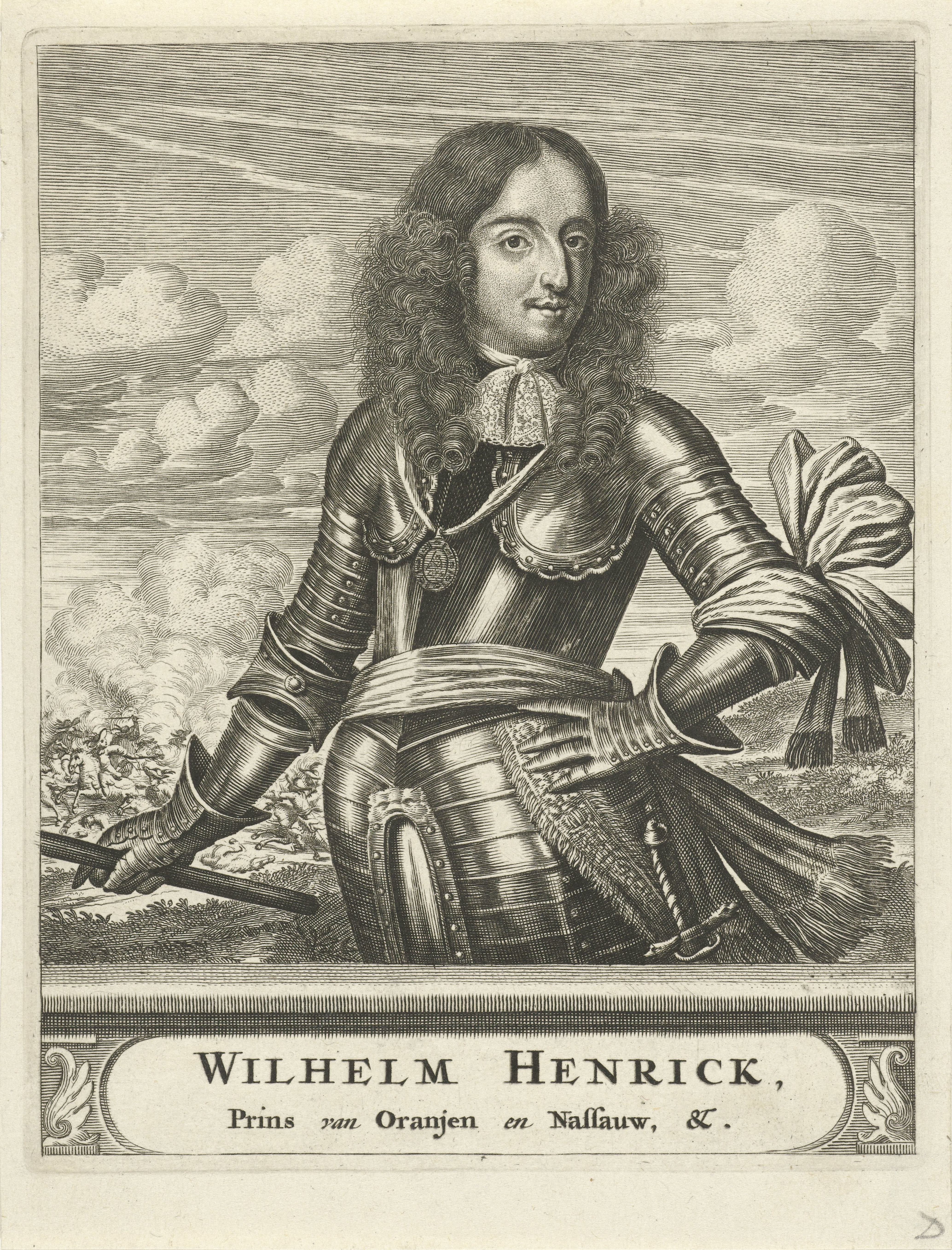 Portret van Willem II, prins van Oranje