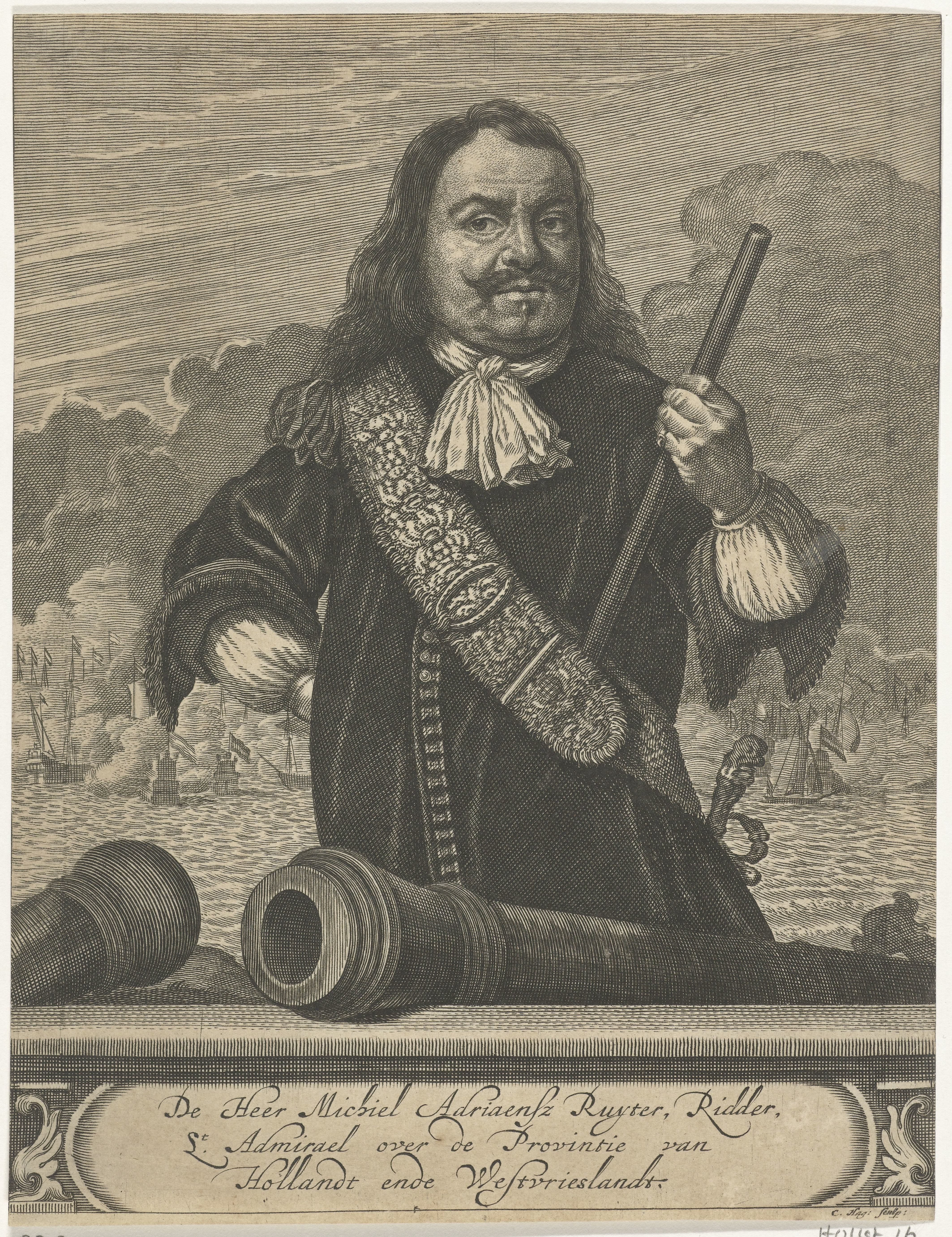 Portret van Michiel Adriaenszoon de Ruyter