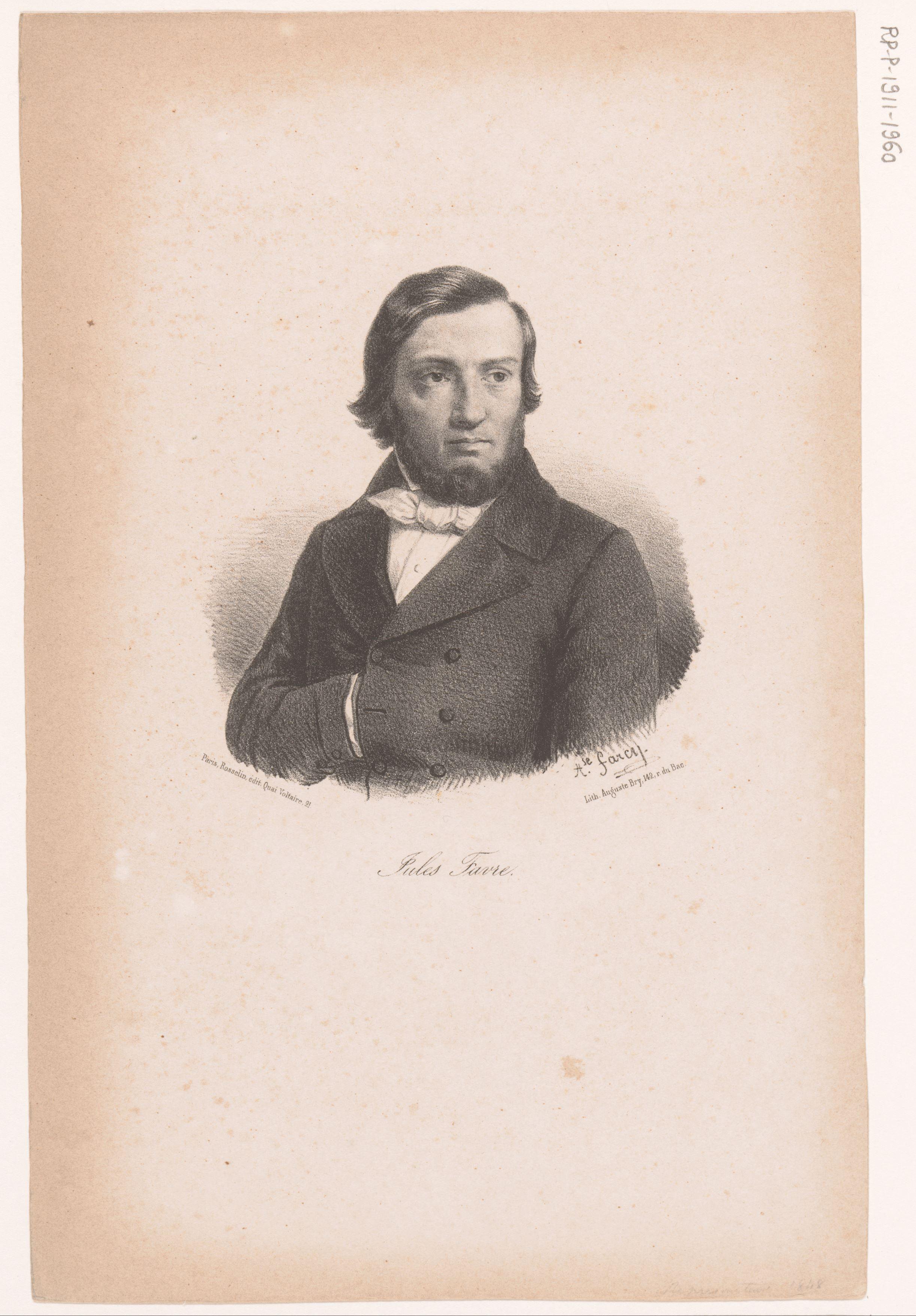 Portret van Jules Favre