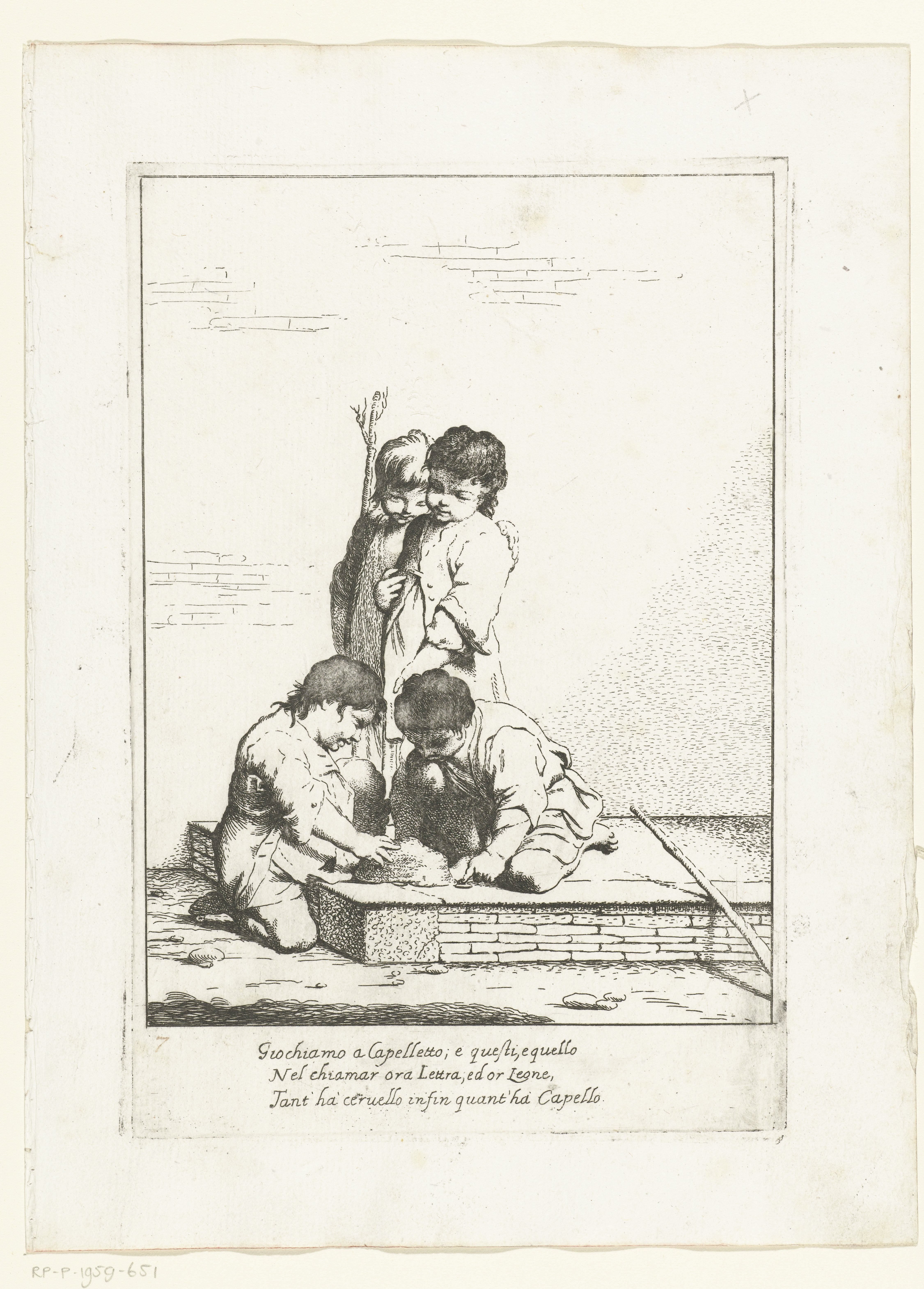 Kinderen spelen a Capelletto
