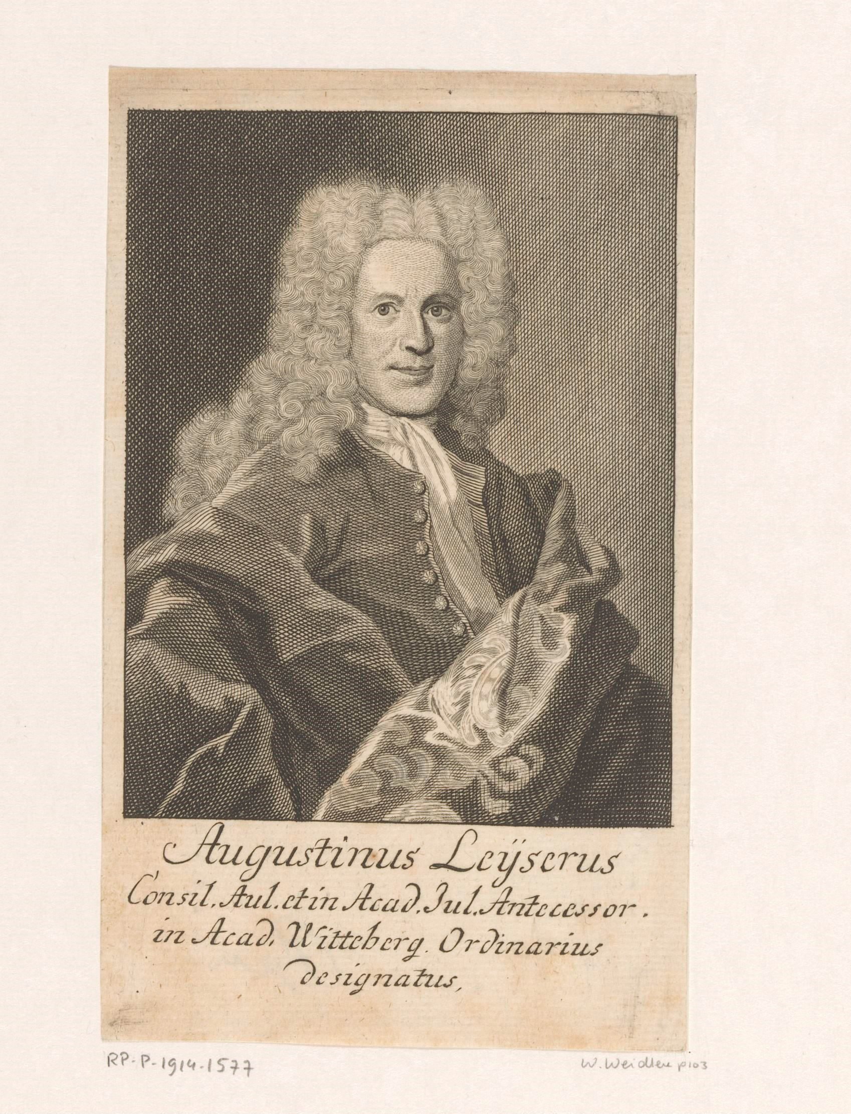 Portret van Augustin Leyser