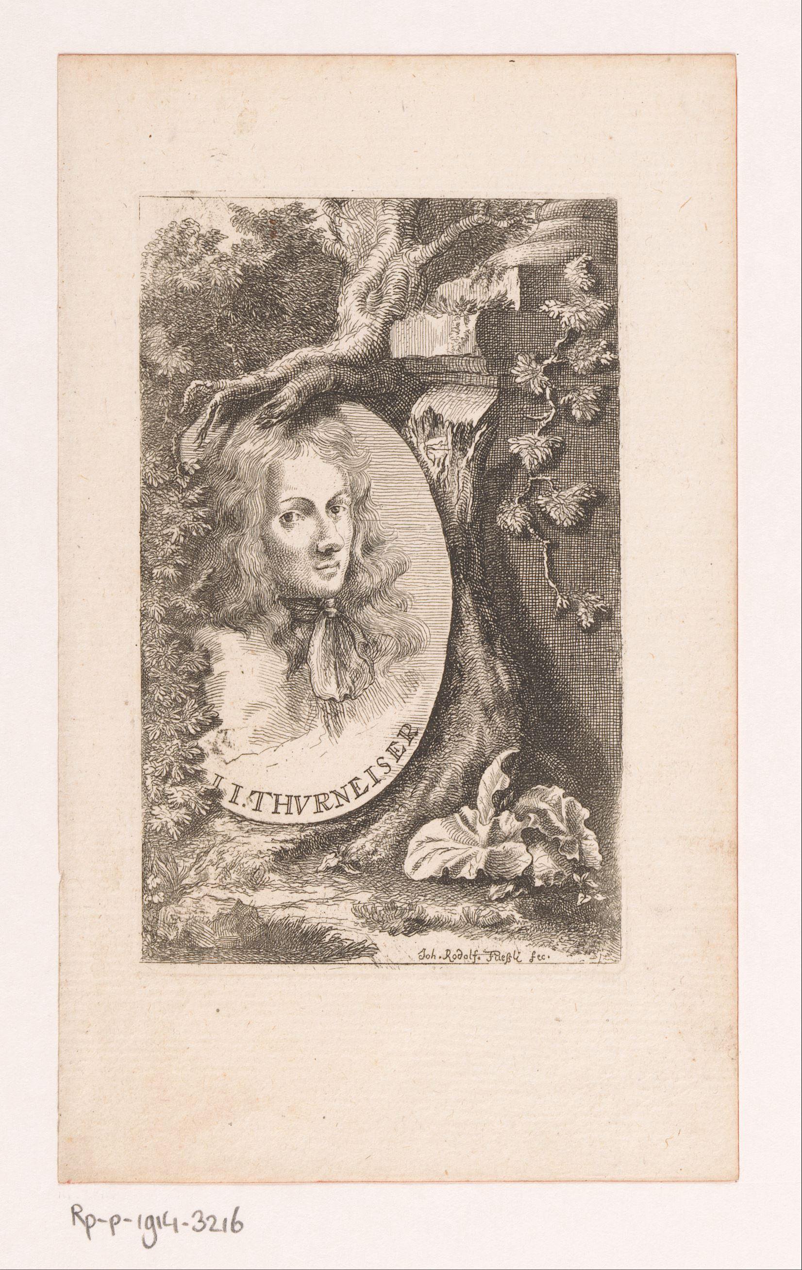 Portret van Johann Jakob Thurneysser