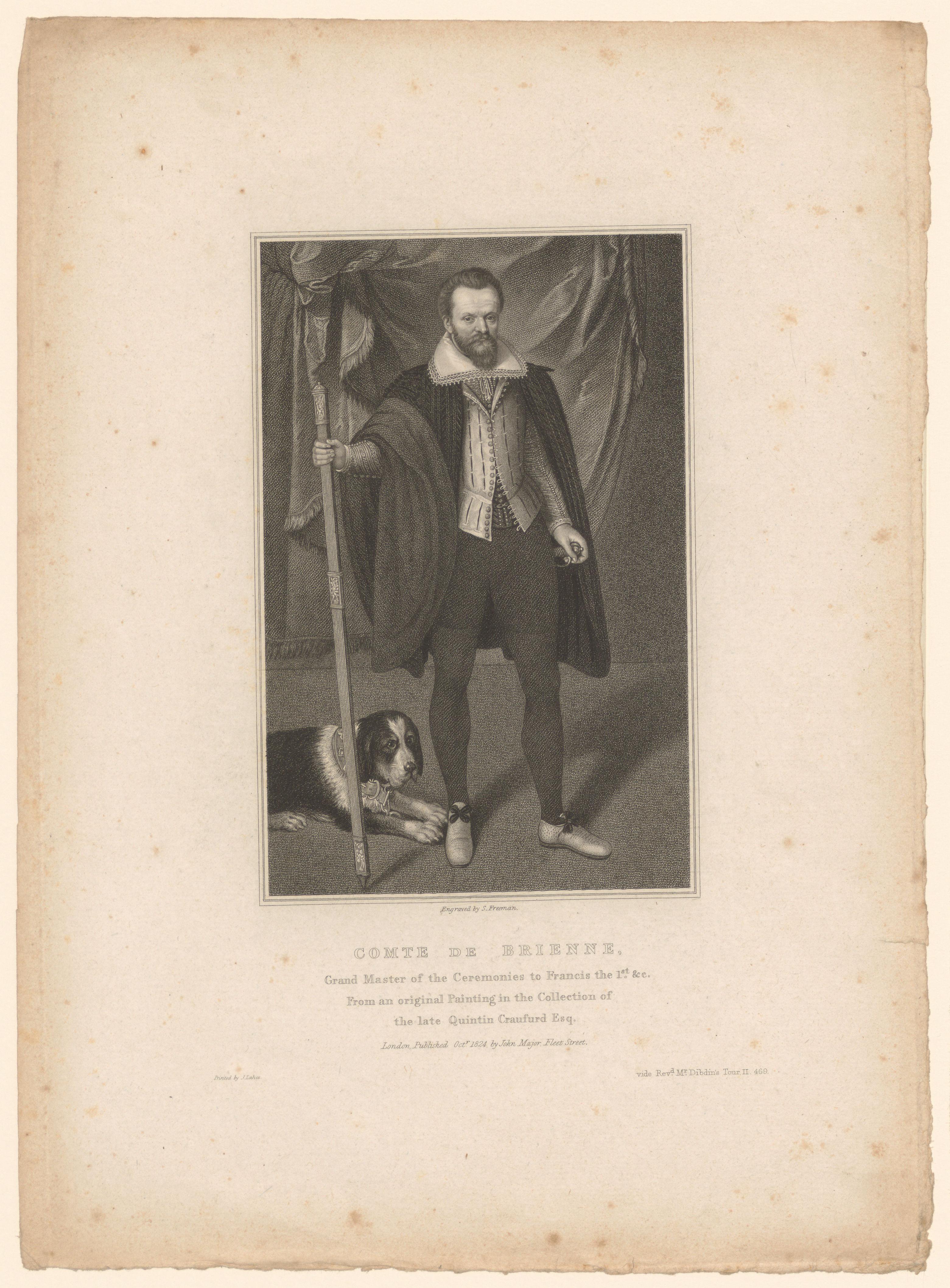 Portret van Henri-Auguste Loménie de Brienne