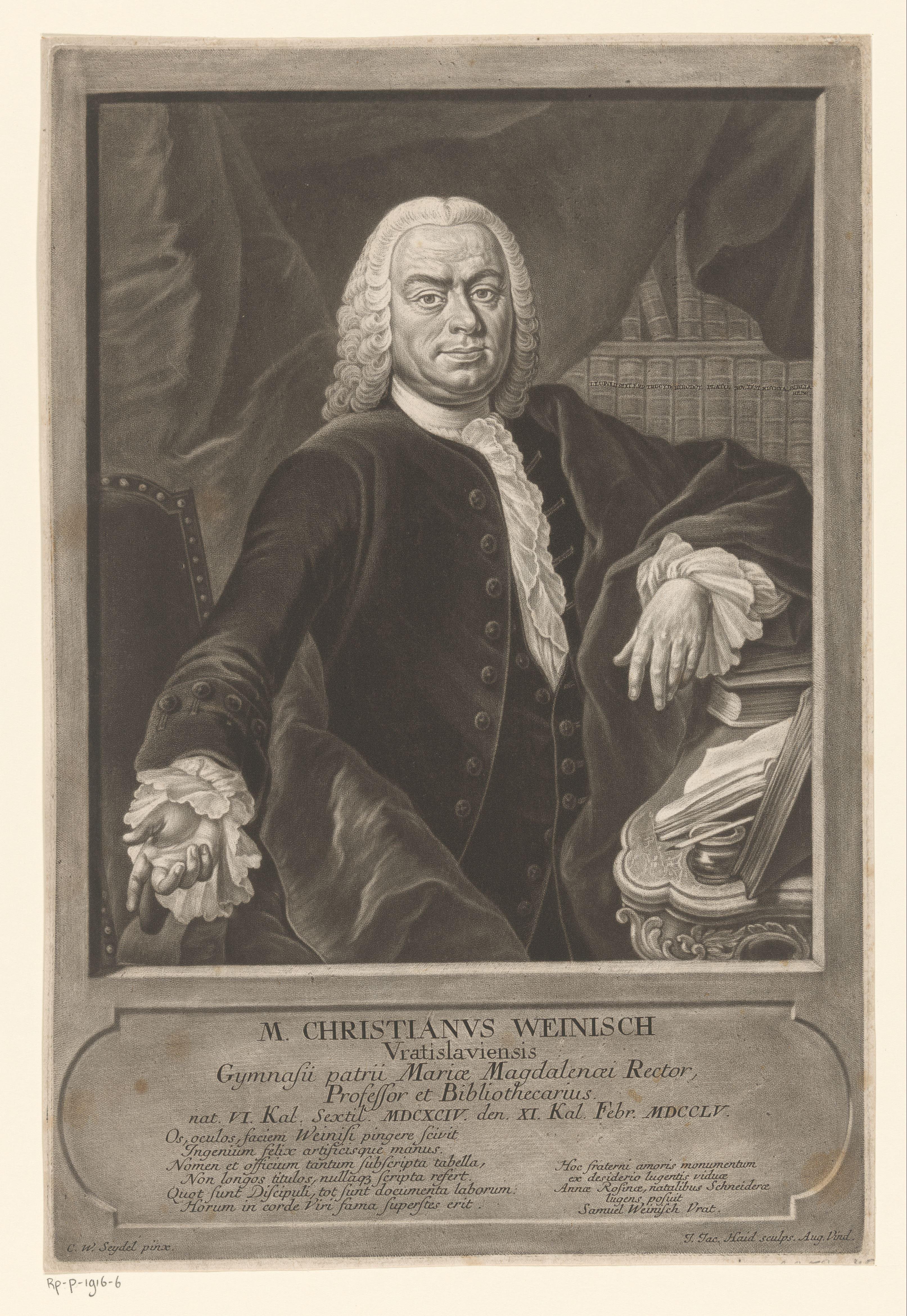 Portret van Christian Weinisch