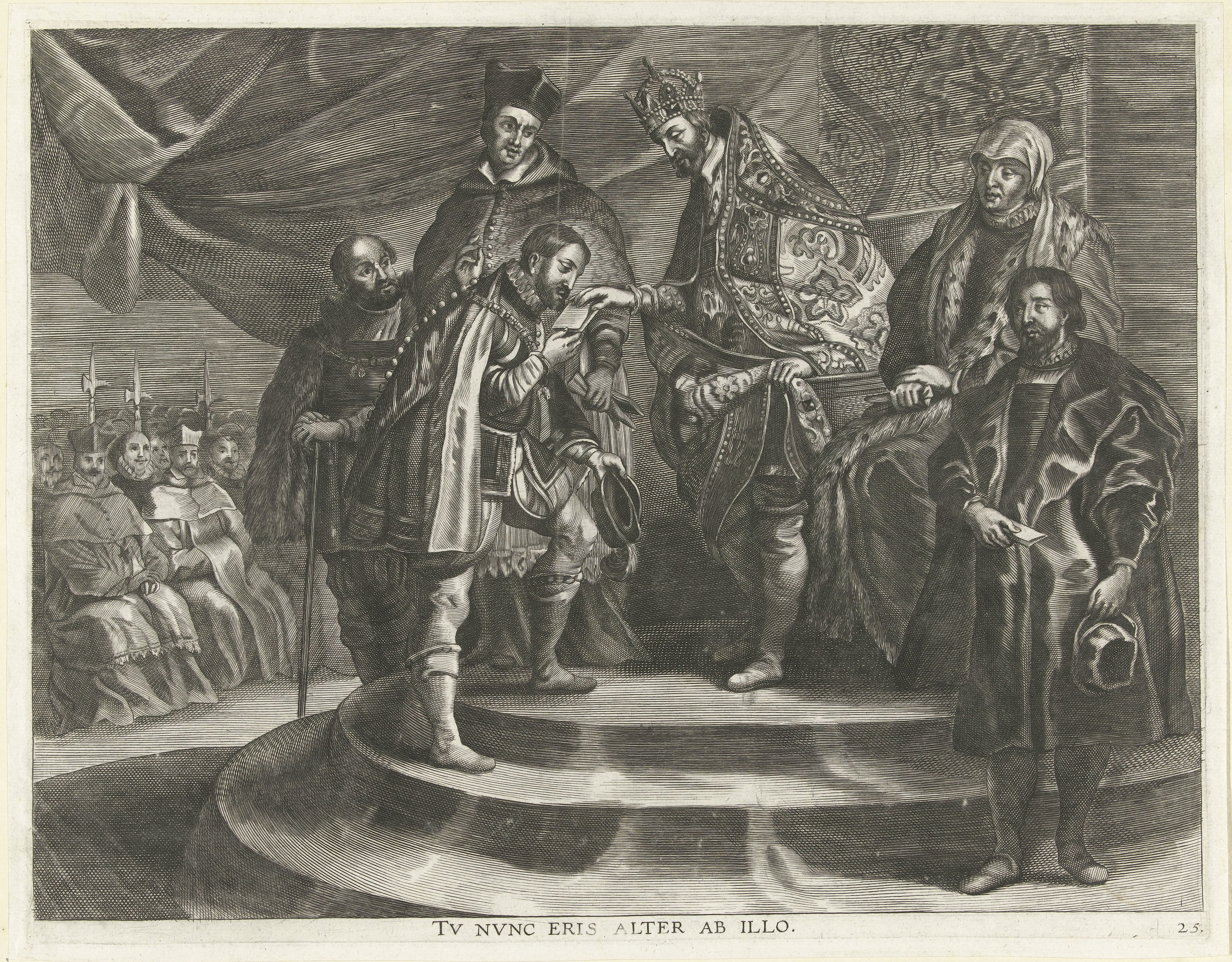 Keizer Karel V doet troonsafstand ten gunste van Fiilips II; intocht van Ferdinand te Gent in 1635