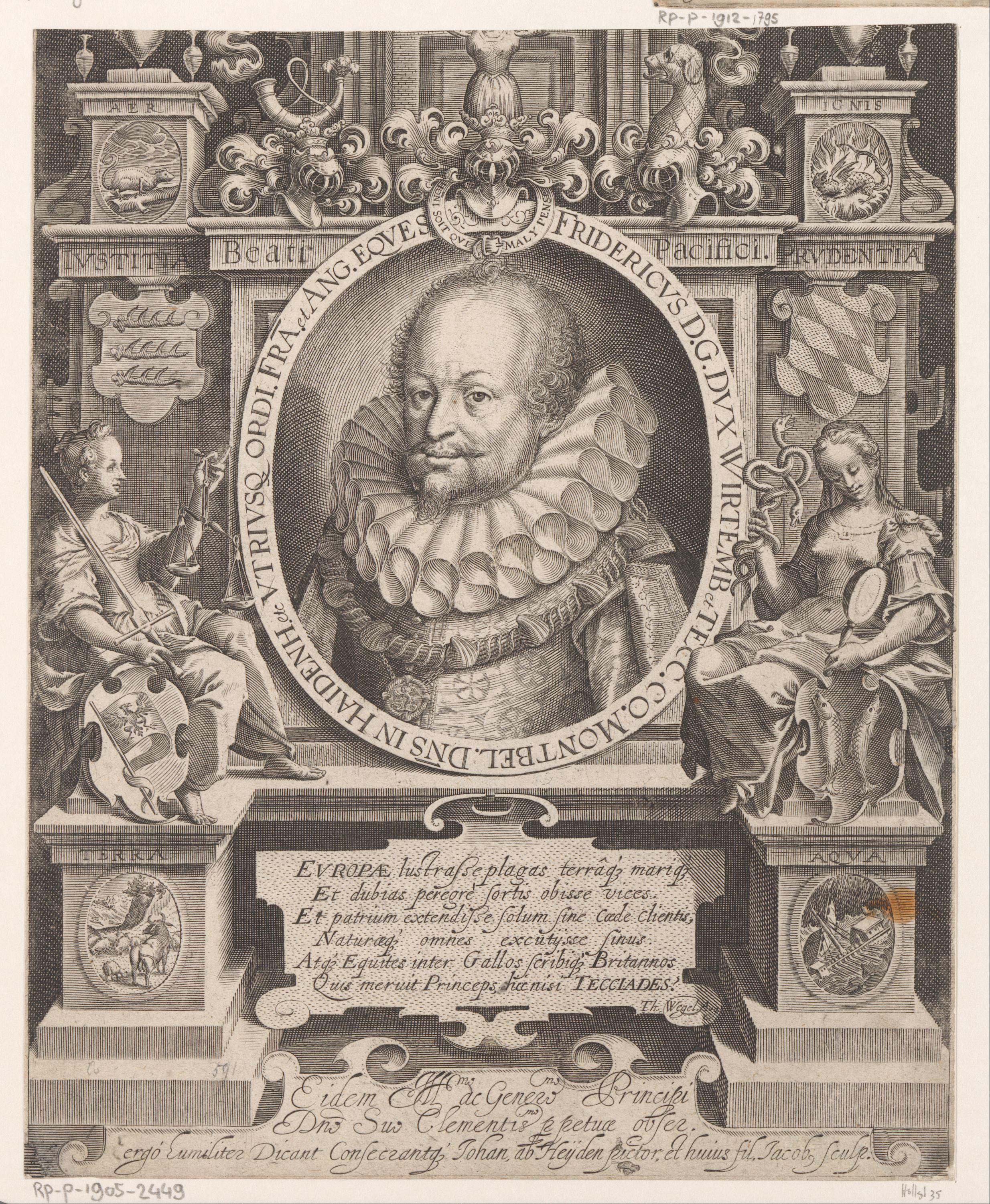 Portret van Frederik I, hertog van Württemberg