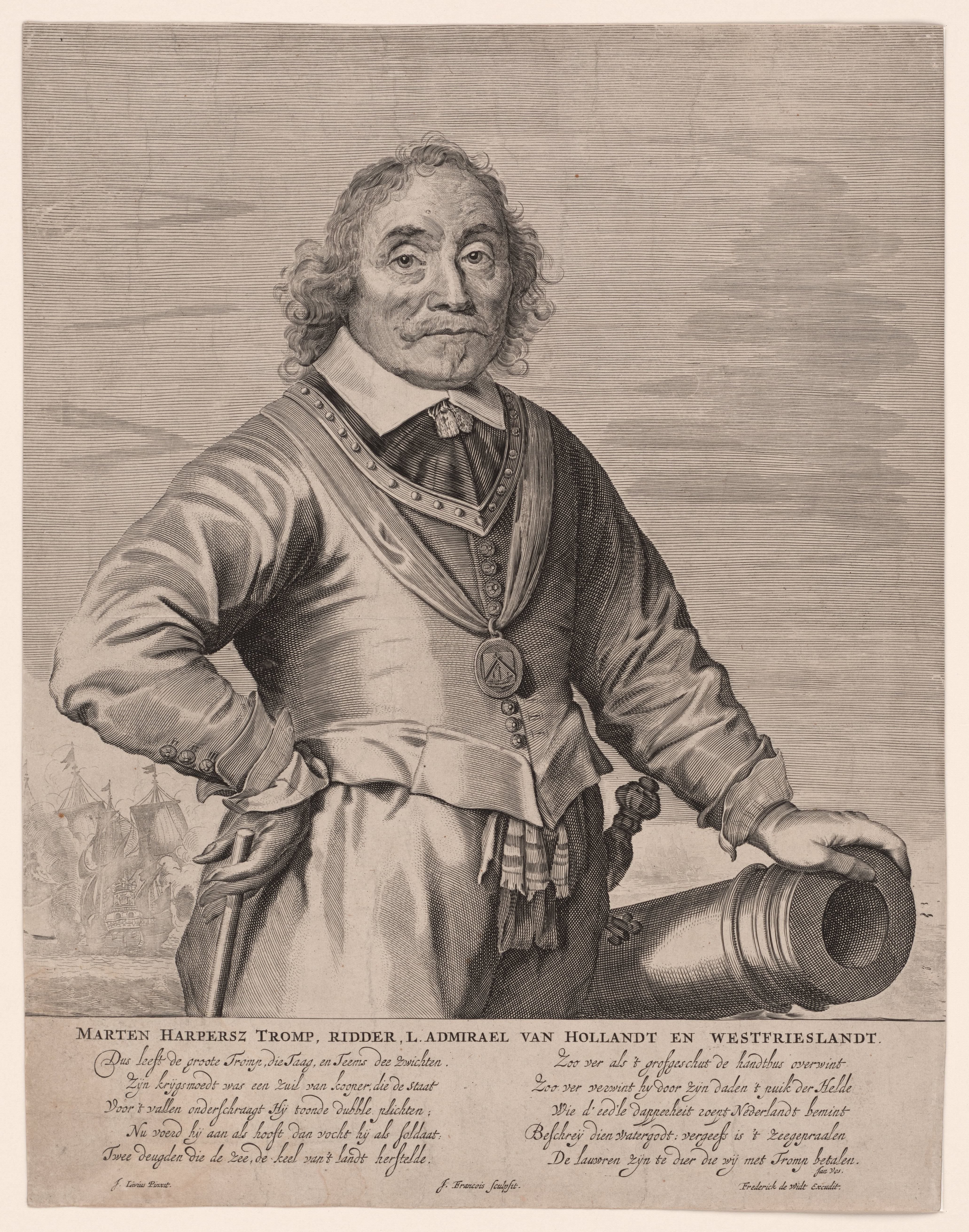 Portret van admiraal Maarten Harpertsz Tromp