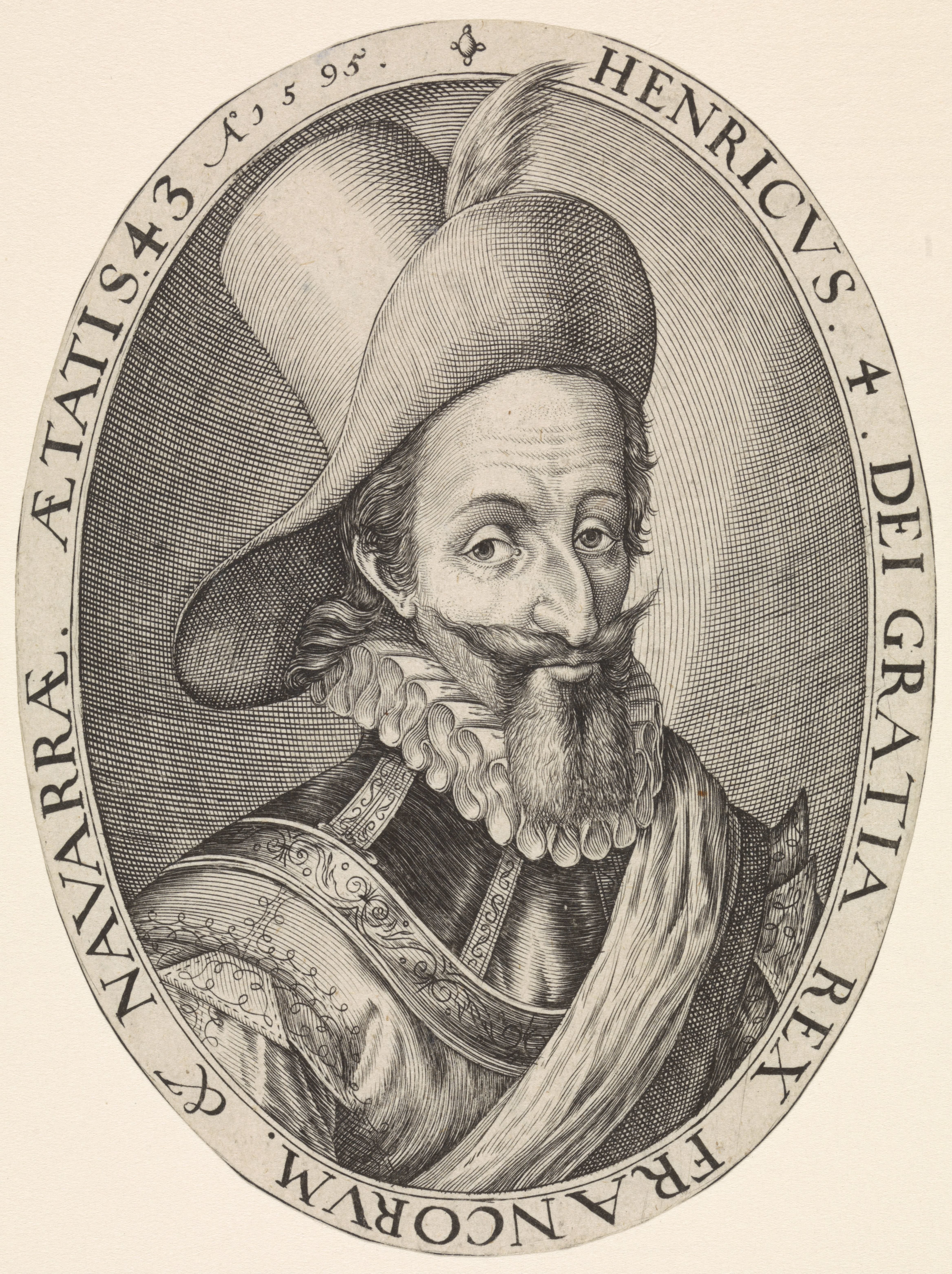 Portret van koning Hendrik IV van Frankrijk