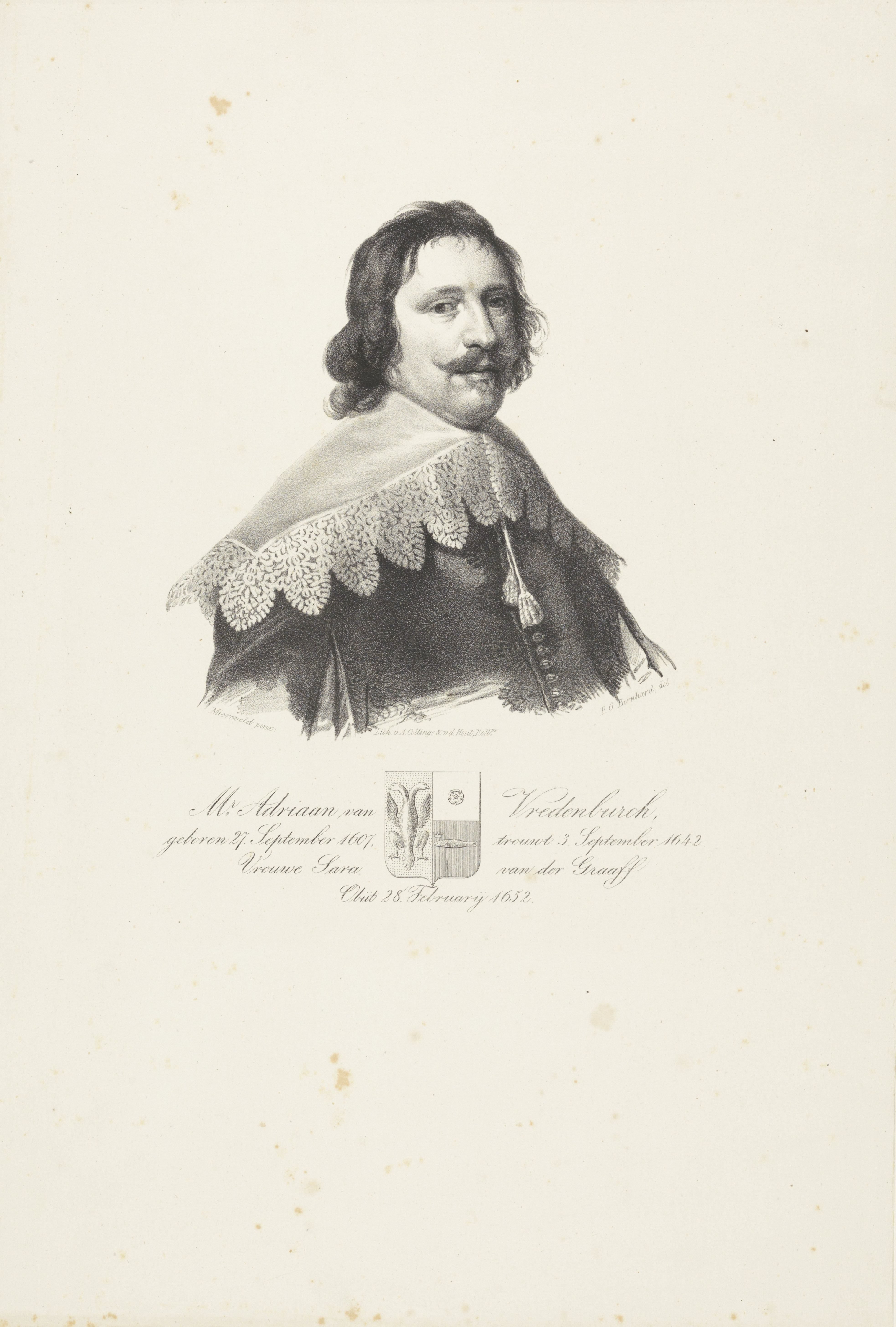 Portret van Adriaan van Vredenburch
