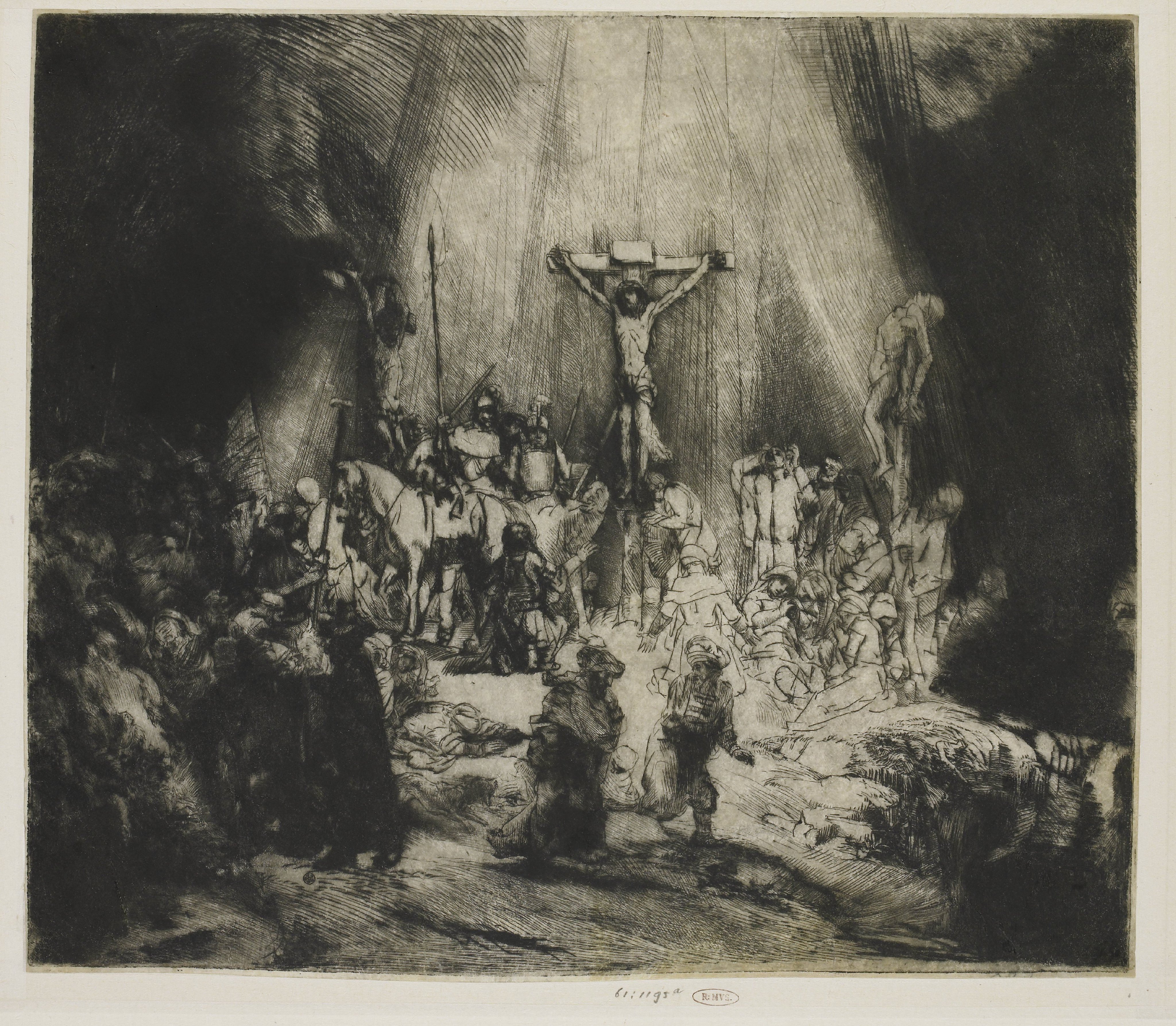 Christ Crucified between the two Thieves: 'The Three Crosses'