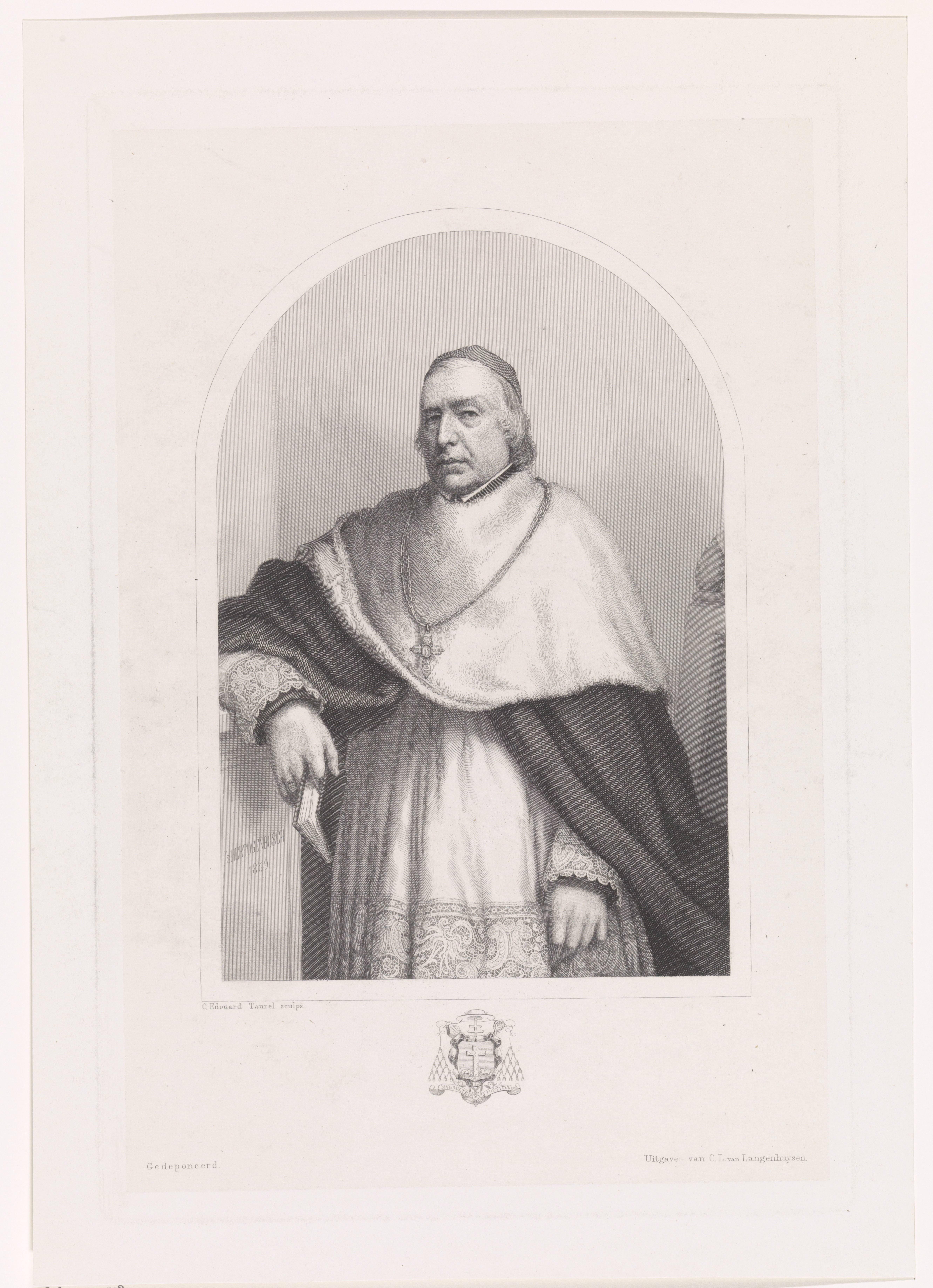Portret van Johannes Swijzen, aartsbisschop van Utrecht