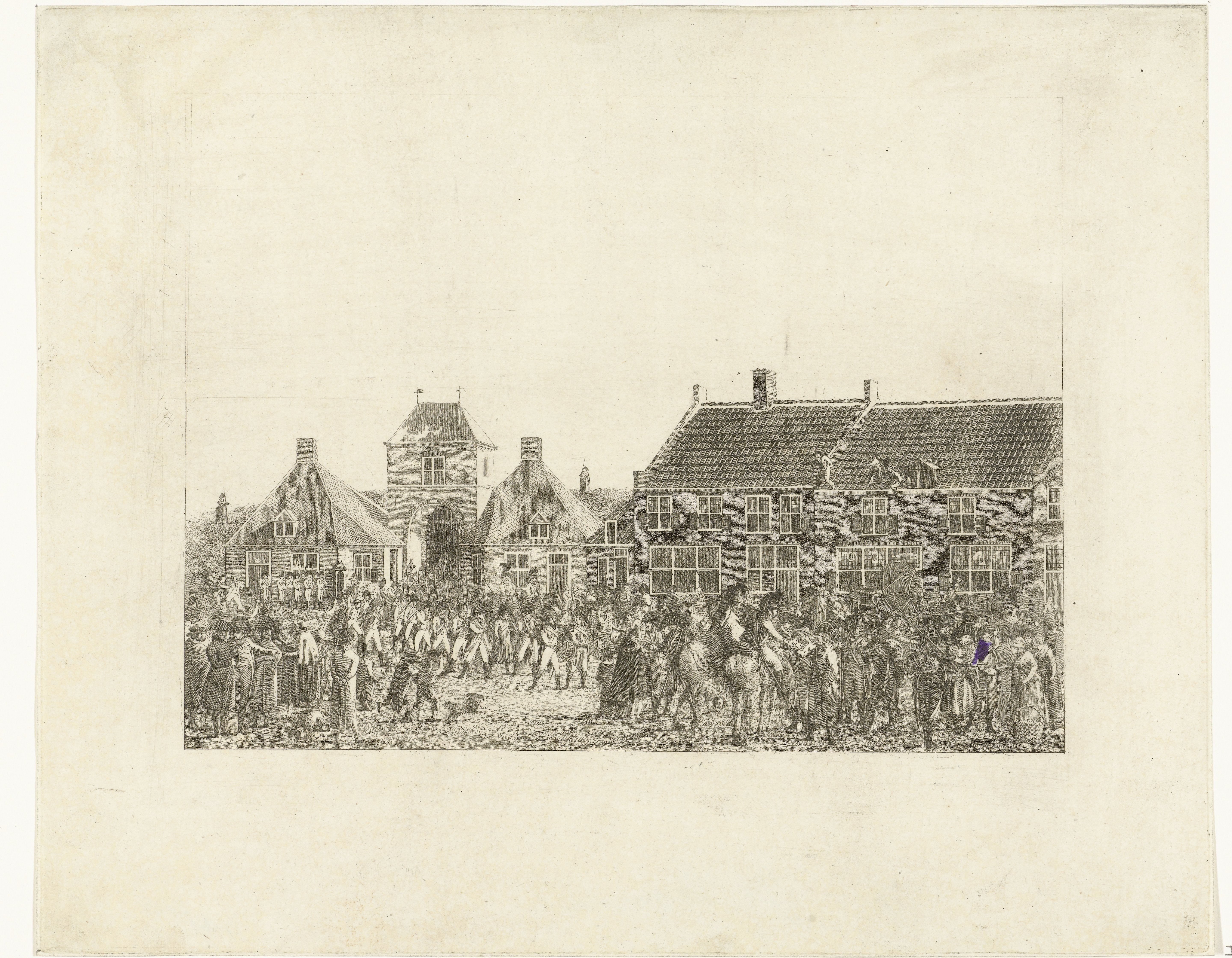 Franse troepen trekken Breda binnen, 1793