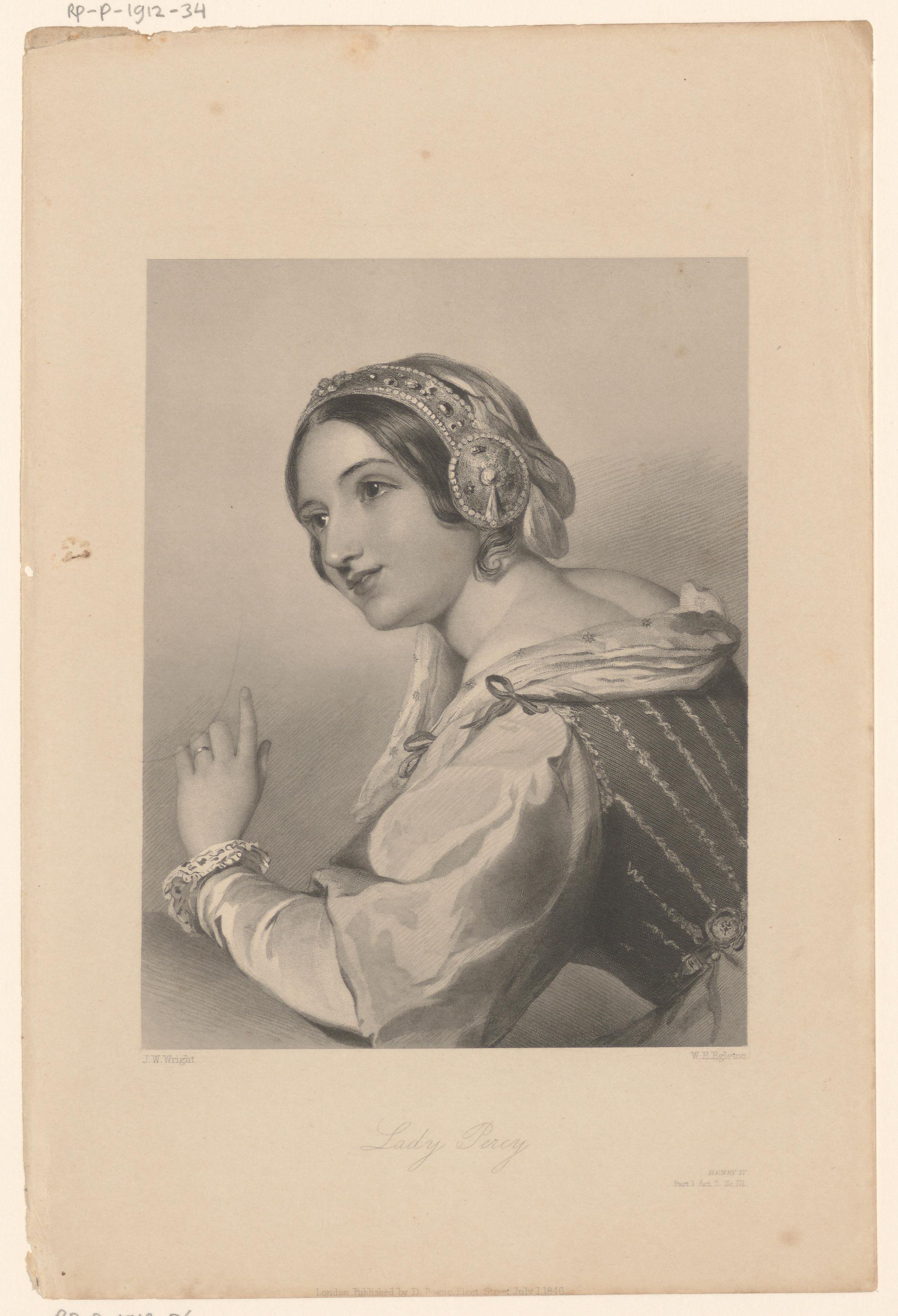 Kate Percy, uit Shakespeares Hendrik IV