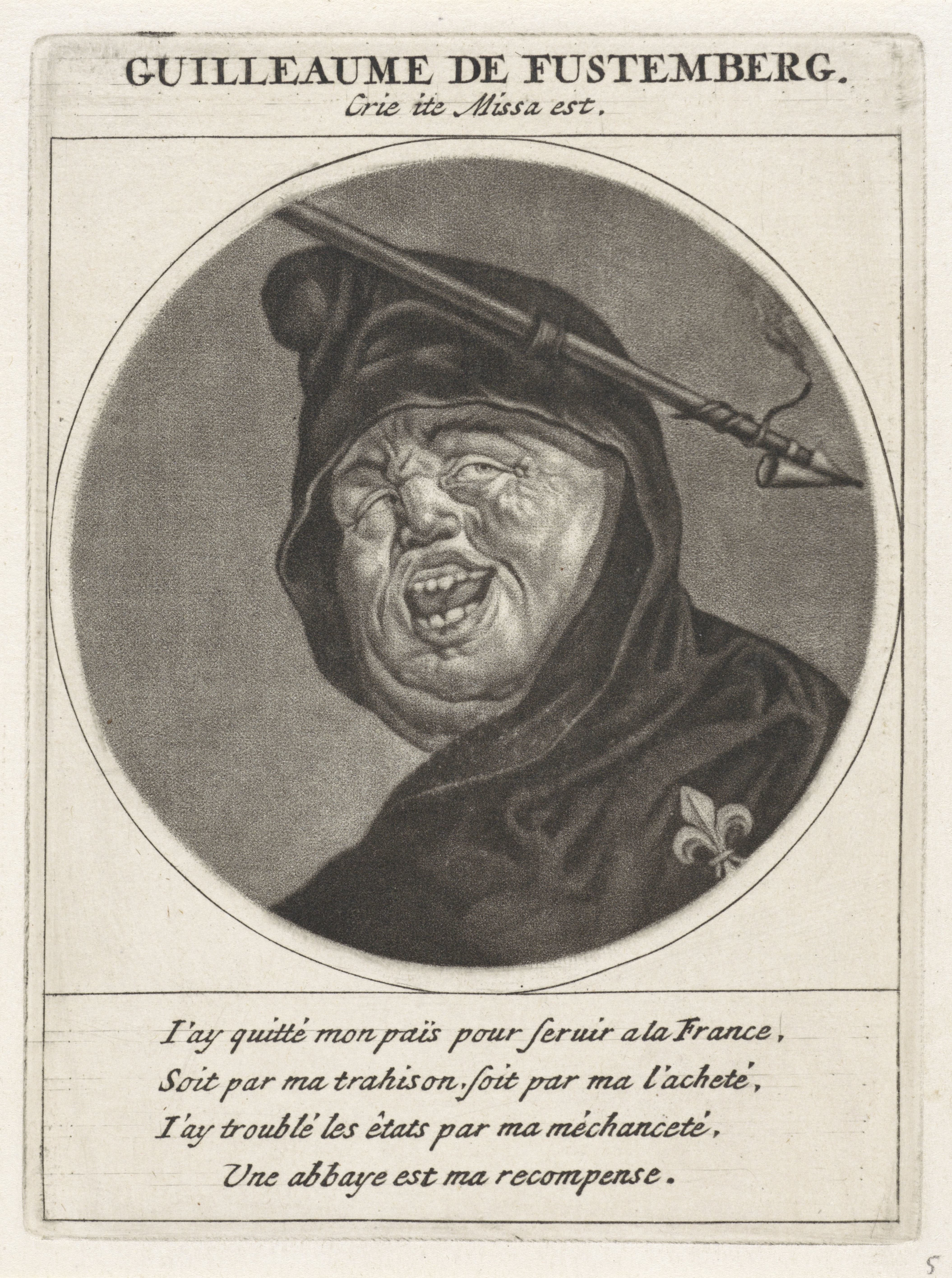 Portret van bisschop Wilhelm Egon von Fürstenberg-Heiligenberg