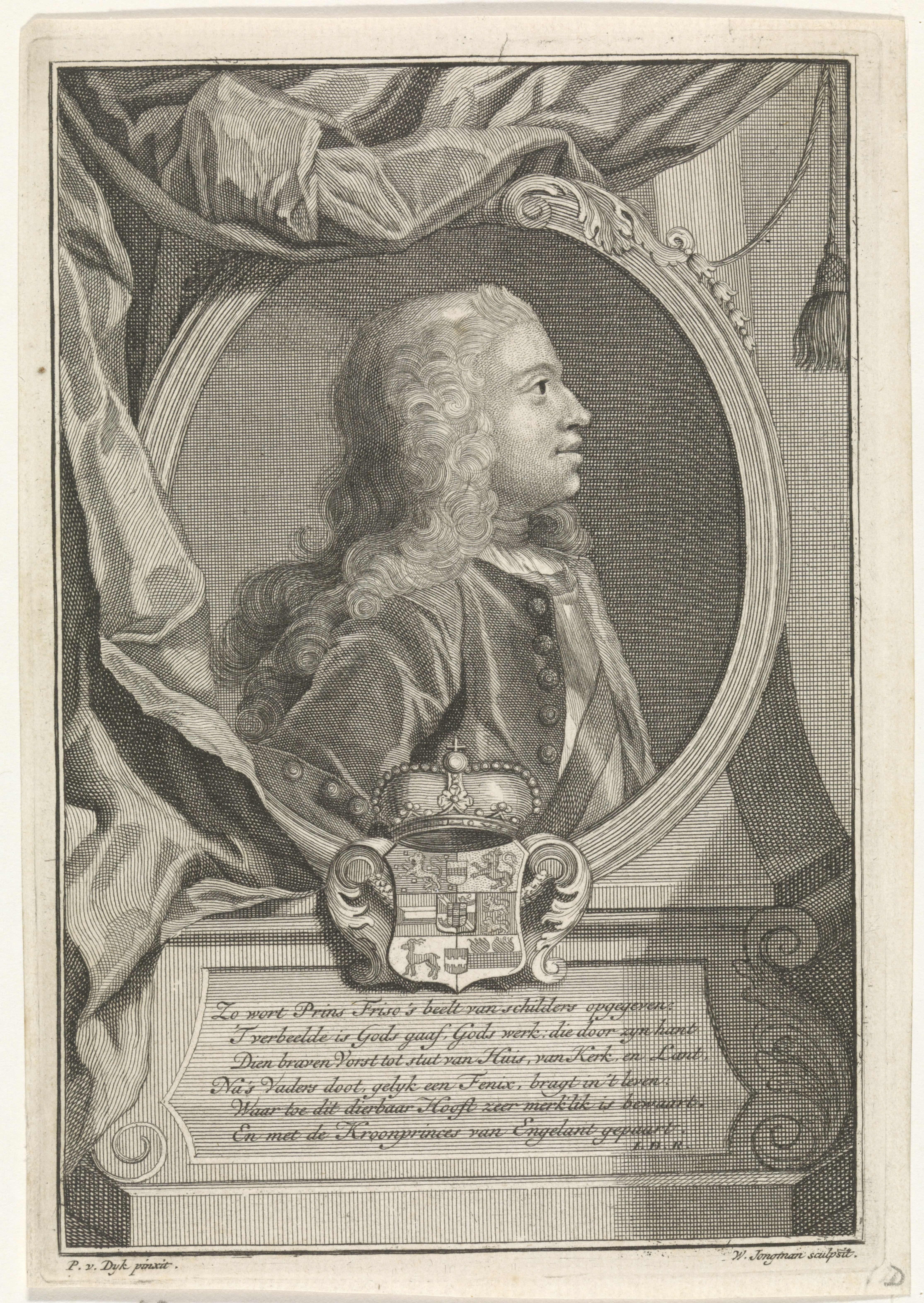 Portret van Willem IV, prins van Oranje-Nassau