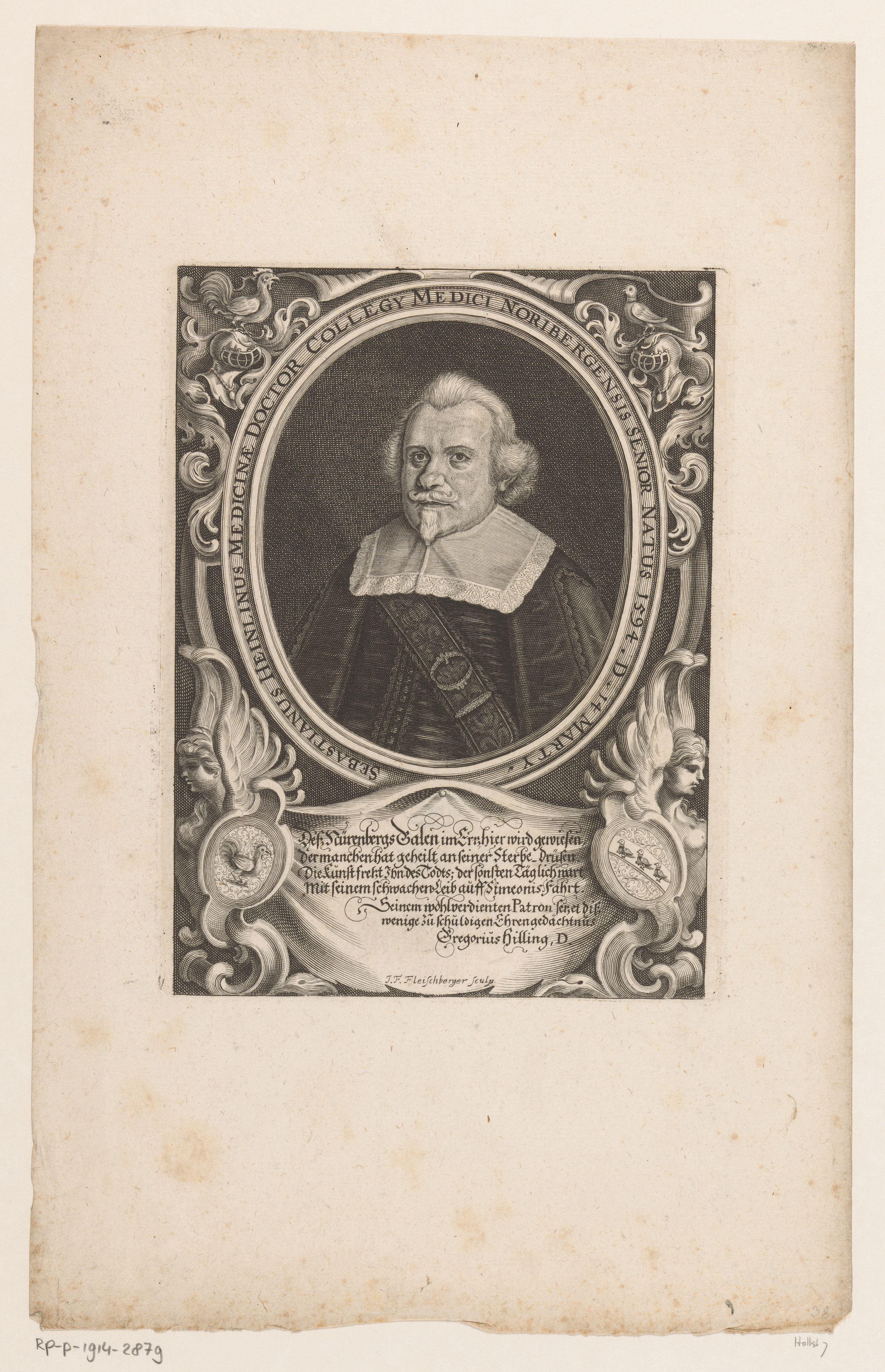 Portret van Sebastian Hainlin