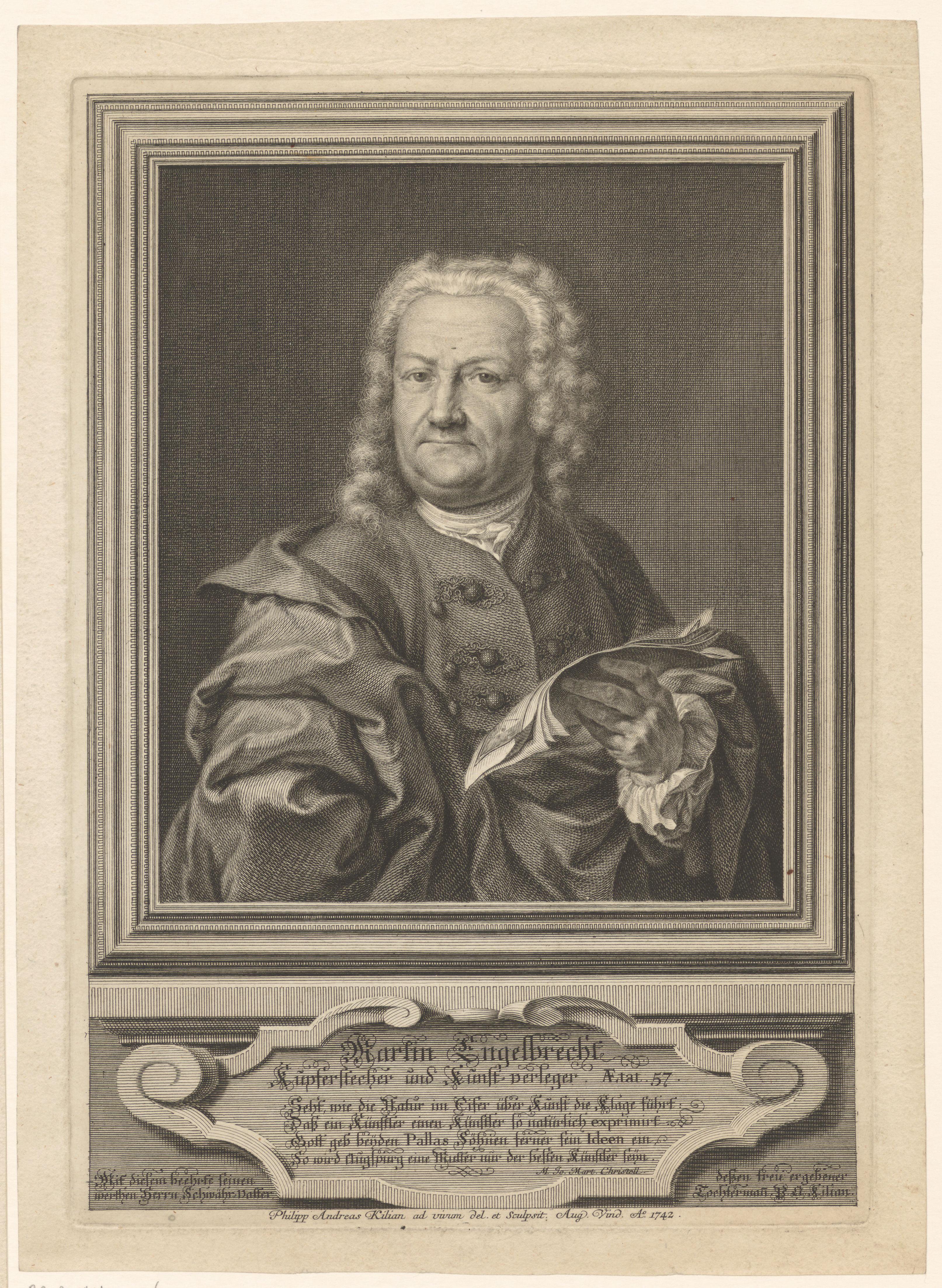 Portret van Martin Engelbrecht