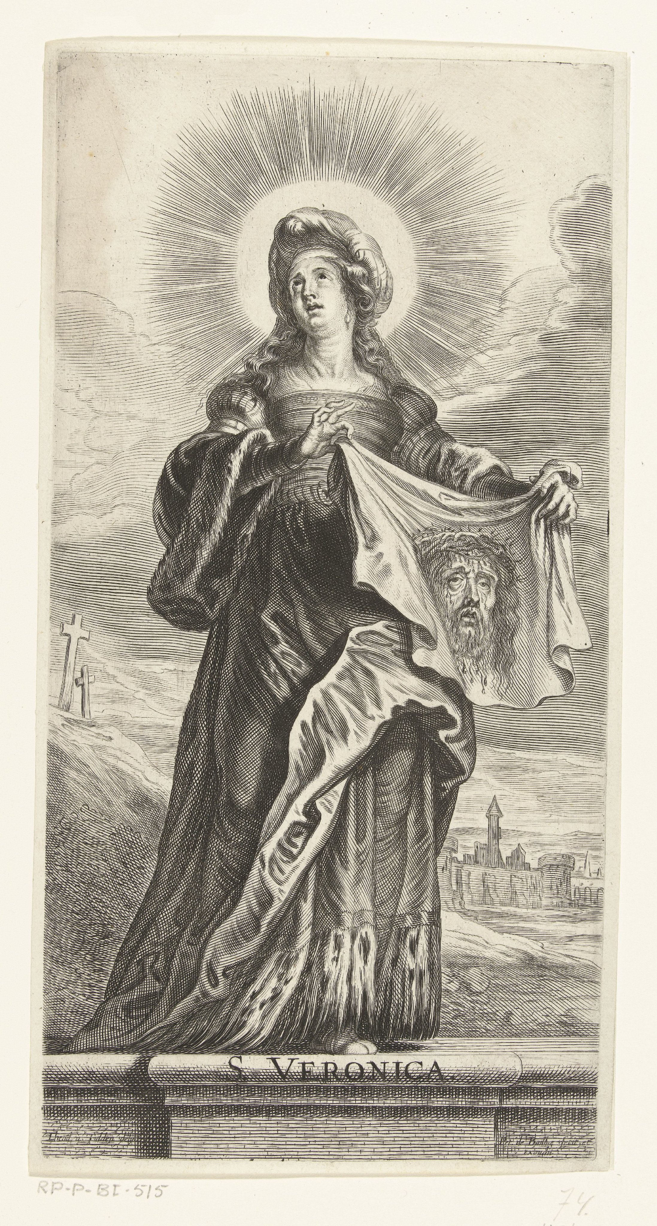 Heilige Veronica met zweetdoek (sudarium)