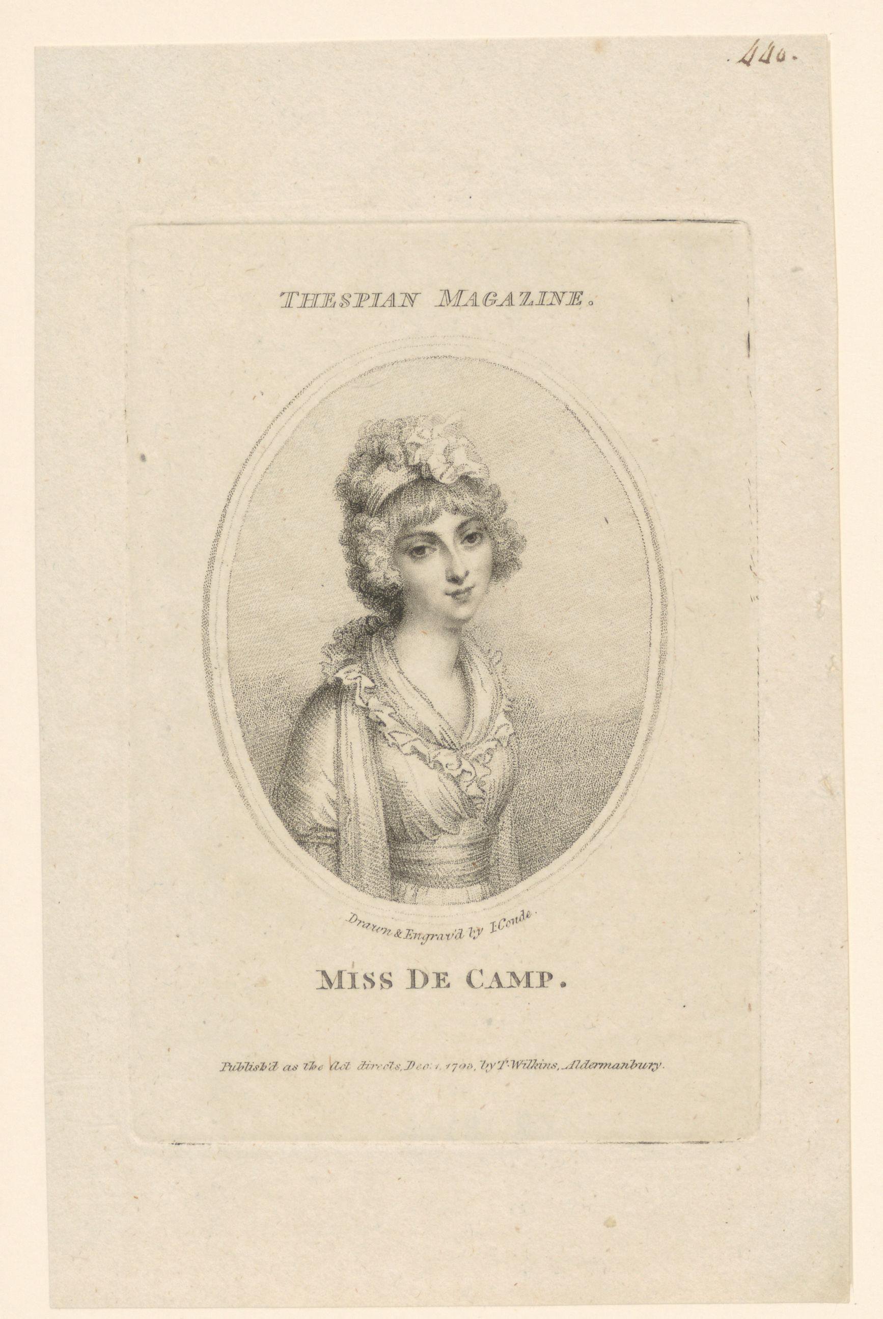 Portret van Maria Theresa Kemble