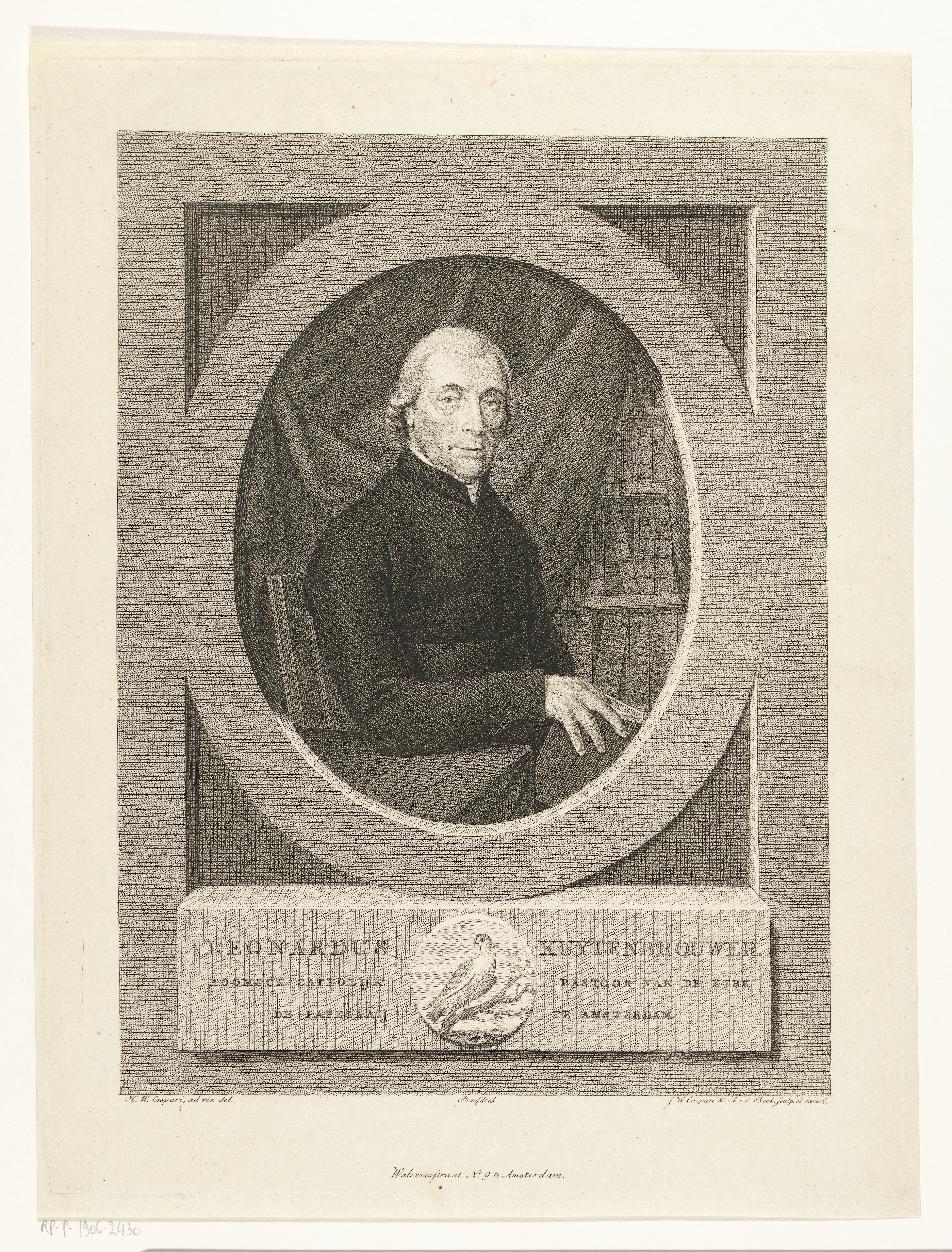 Portret van Leonardus Kuytenbrouwer