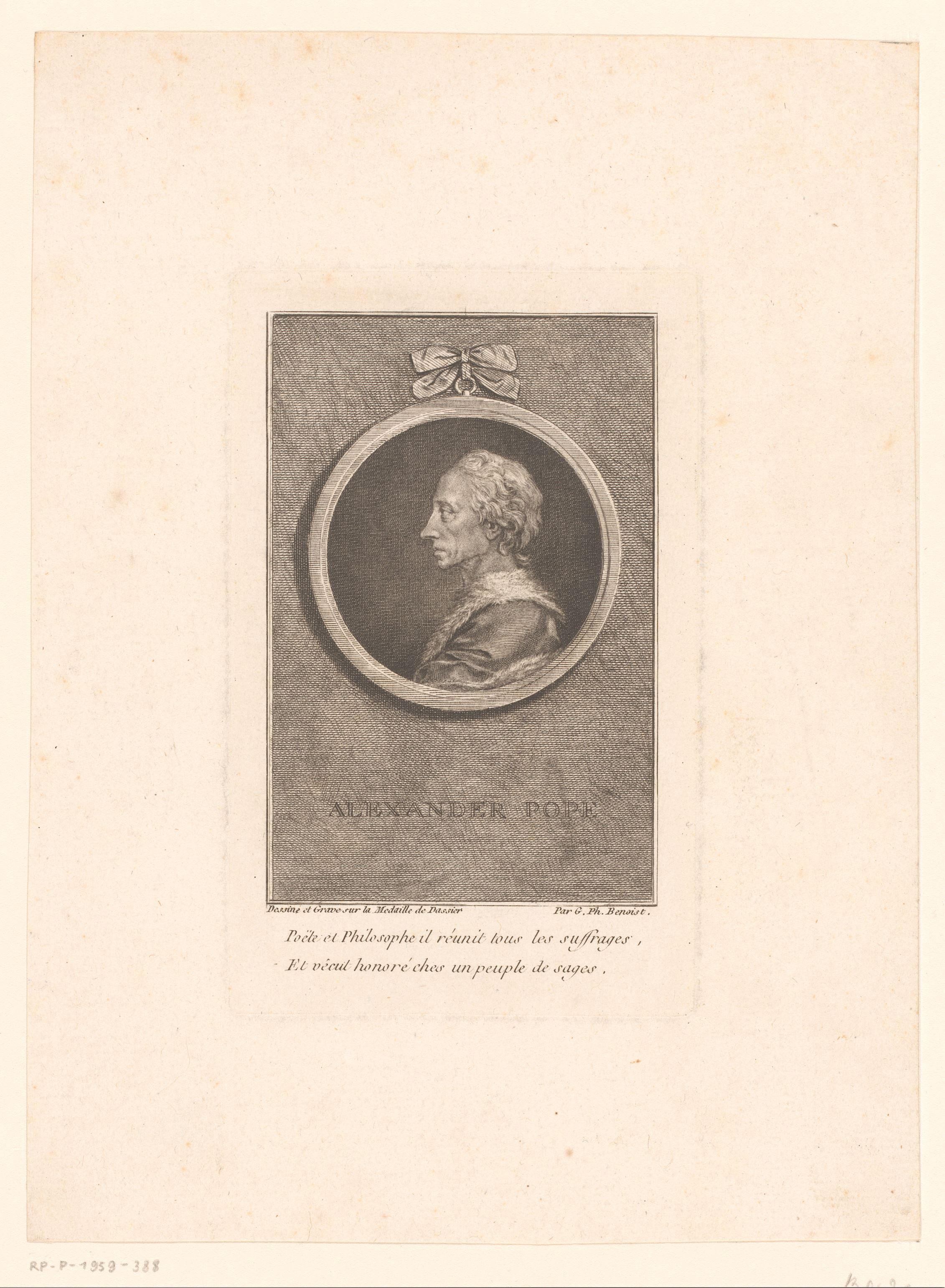 Portret van Alexander Pope