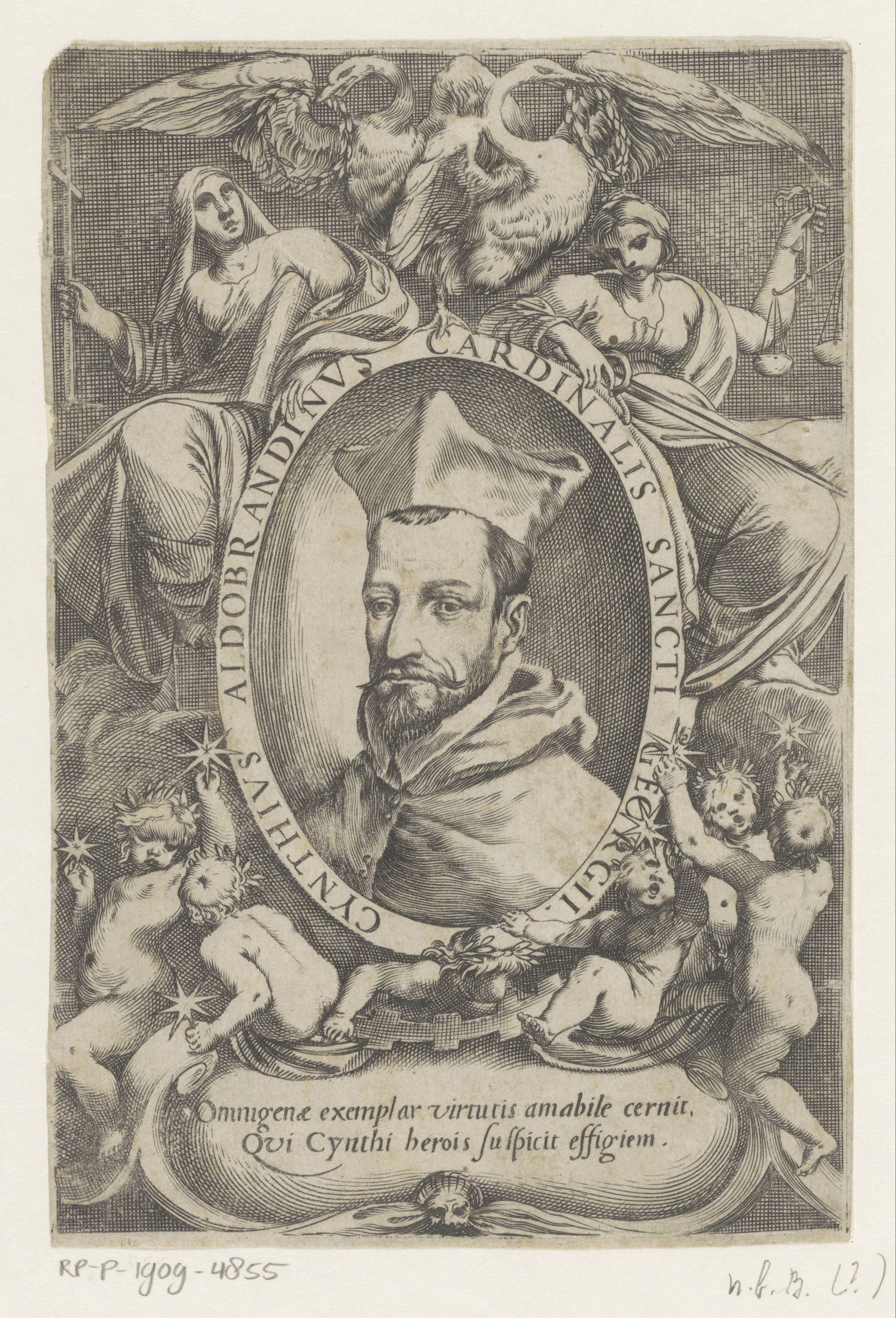 Portret van kardinaal Cinzio Aldobrandini