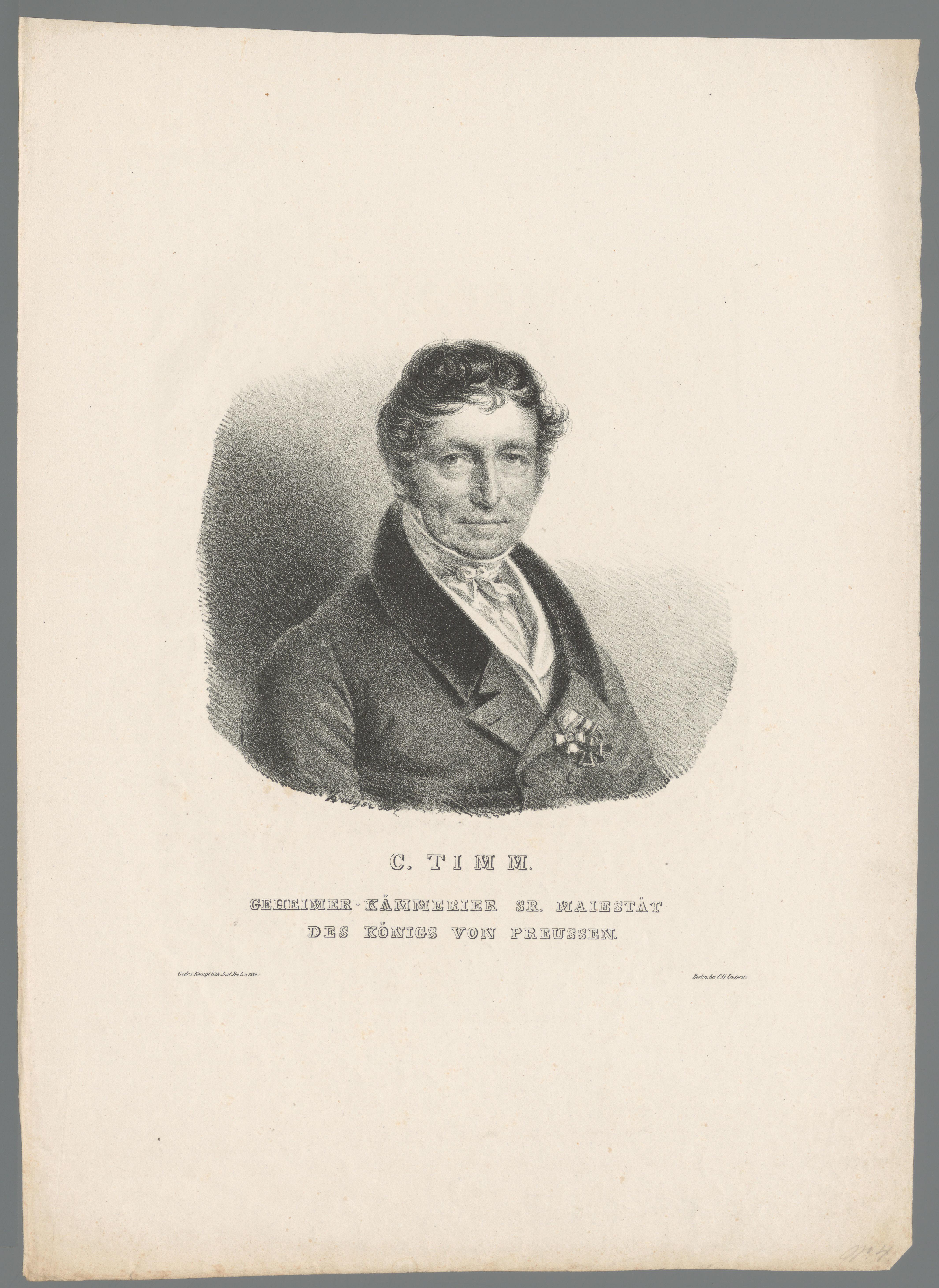Portret van C. Timm