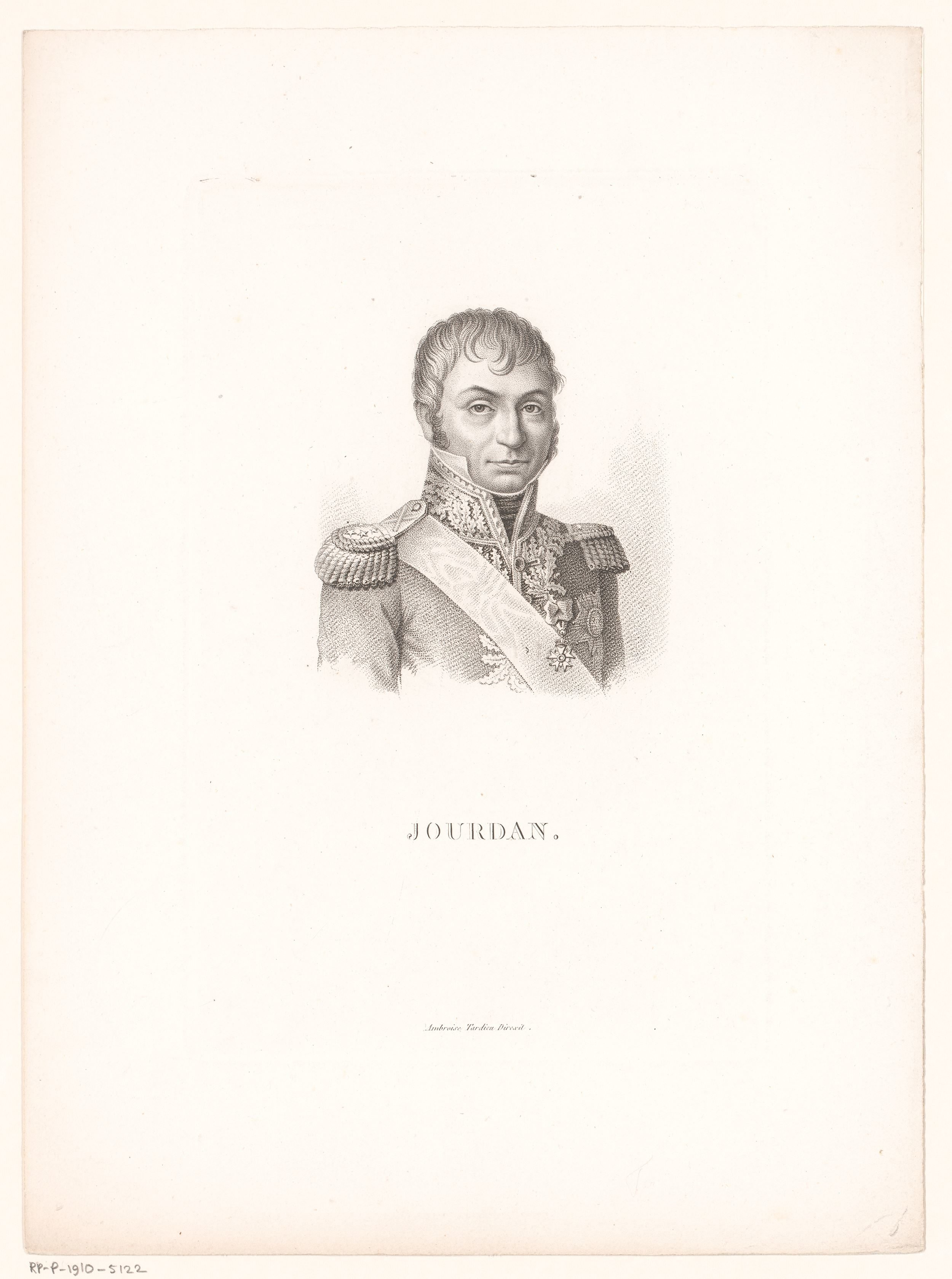 Portret van Jean-Baptiste Jourdan