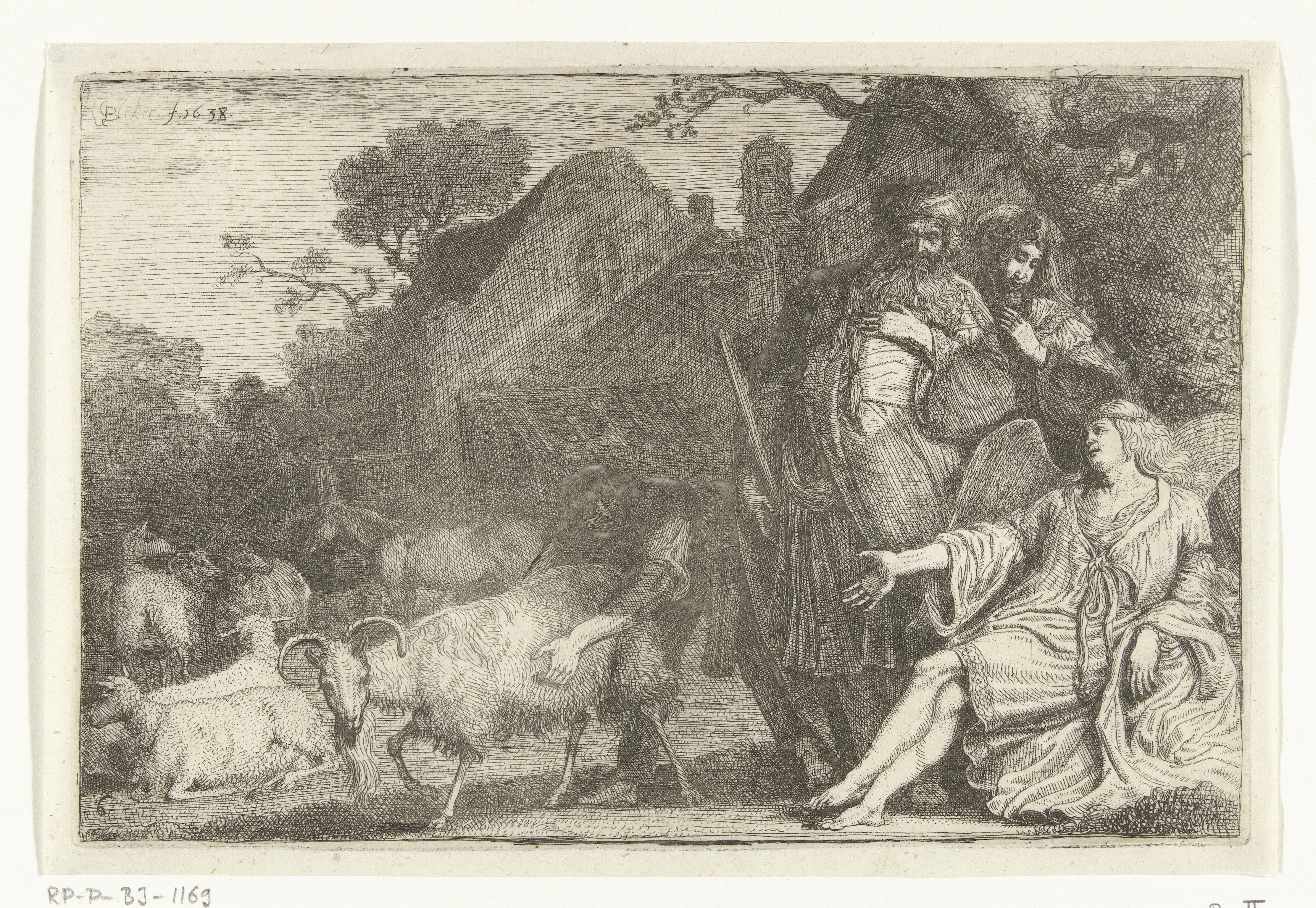 De engel belooft Abraham een zoon