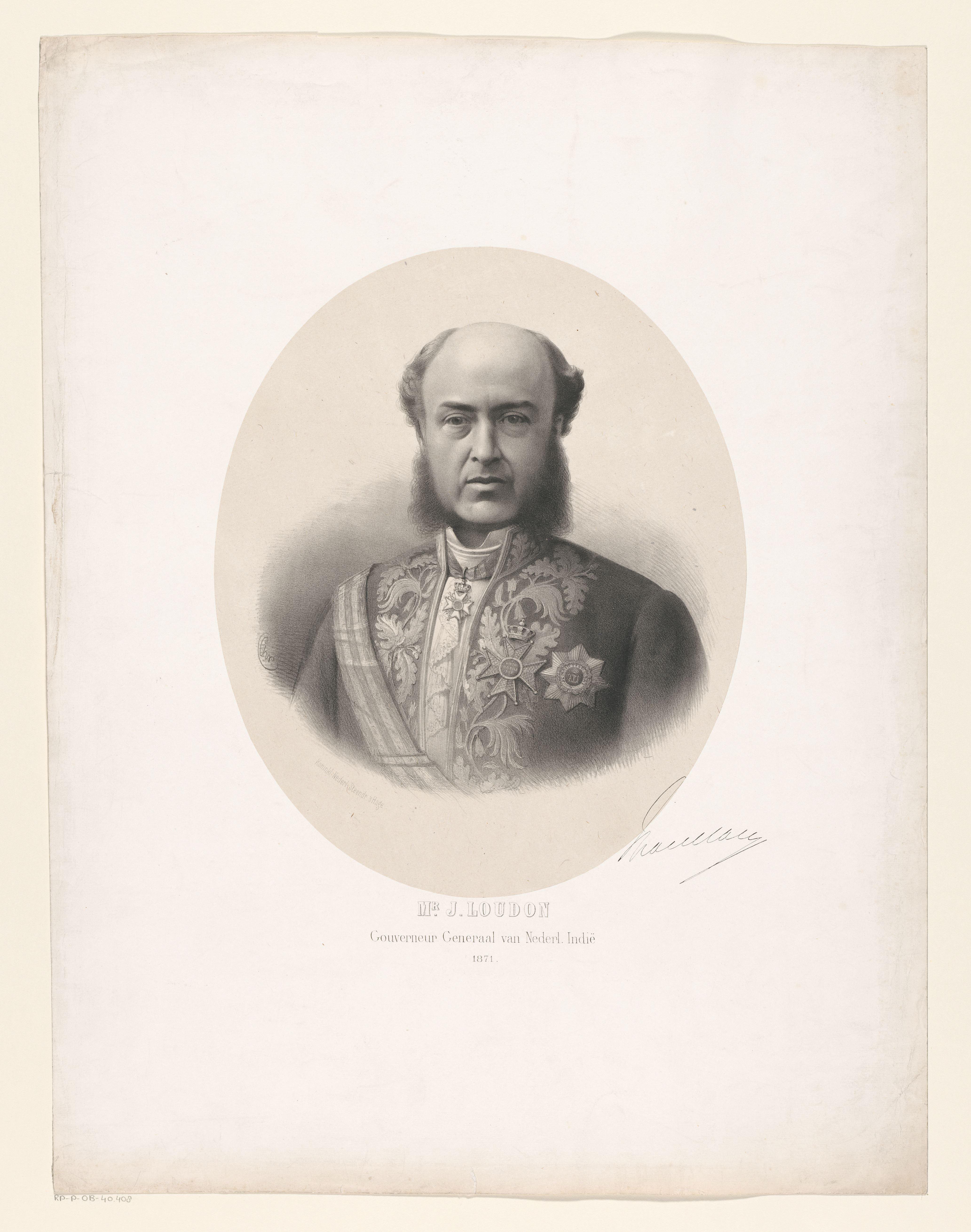 Portret van James Loudon